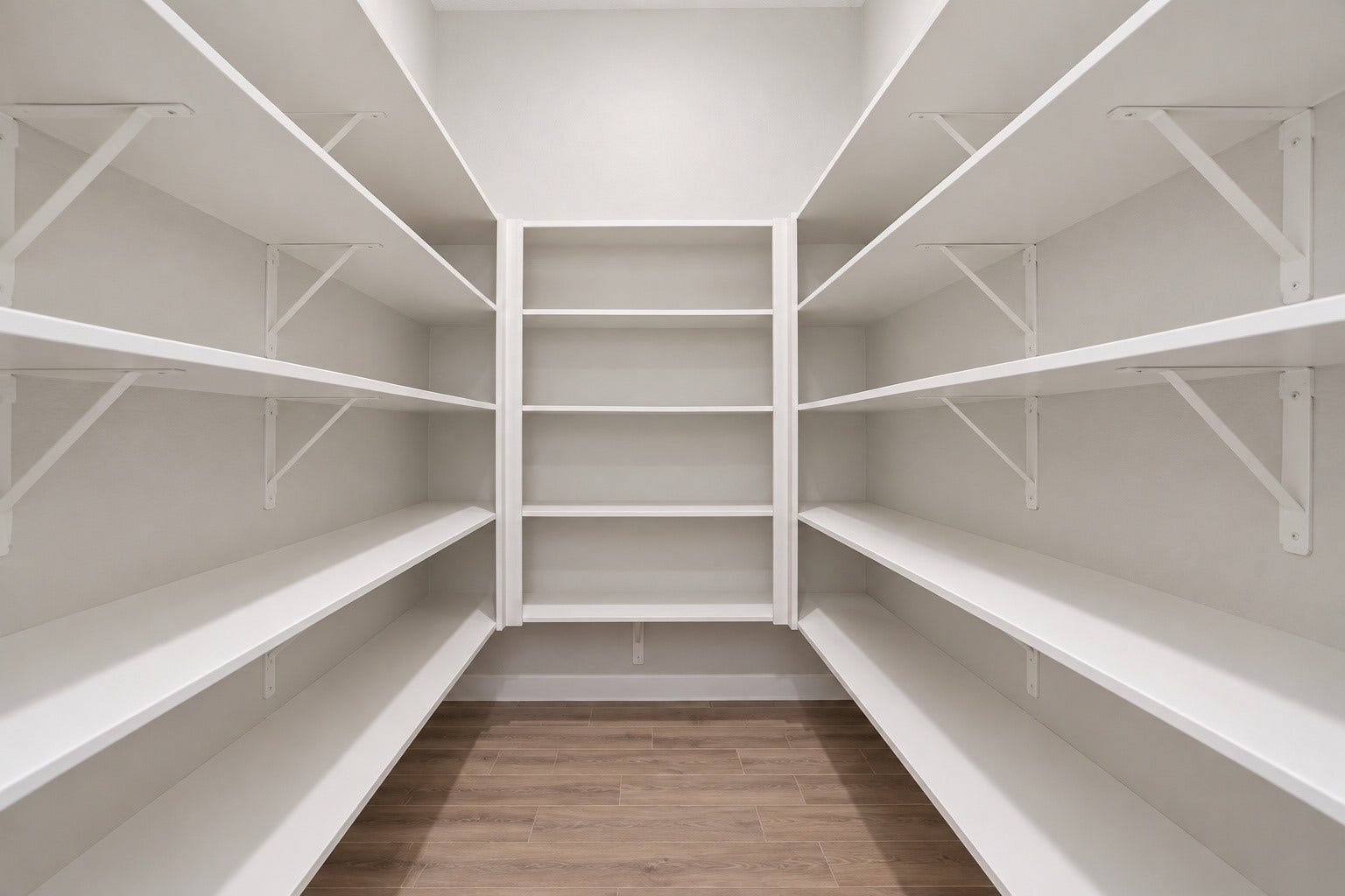 1515 Shining Willow Court, Richmond, TX 77406 Large, spacious pantry with plenty of shelving for storage.