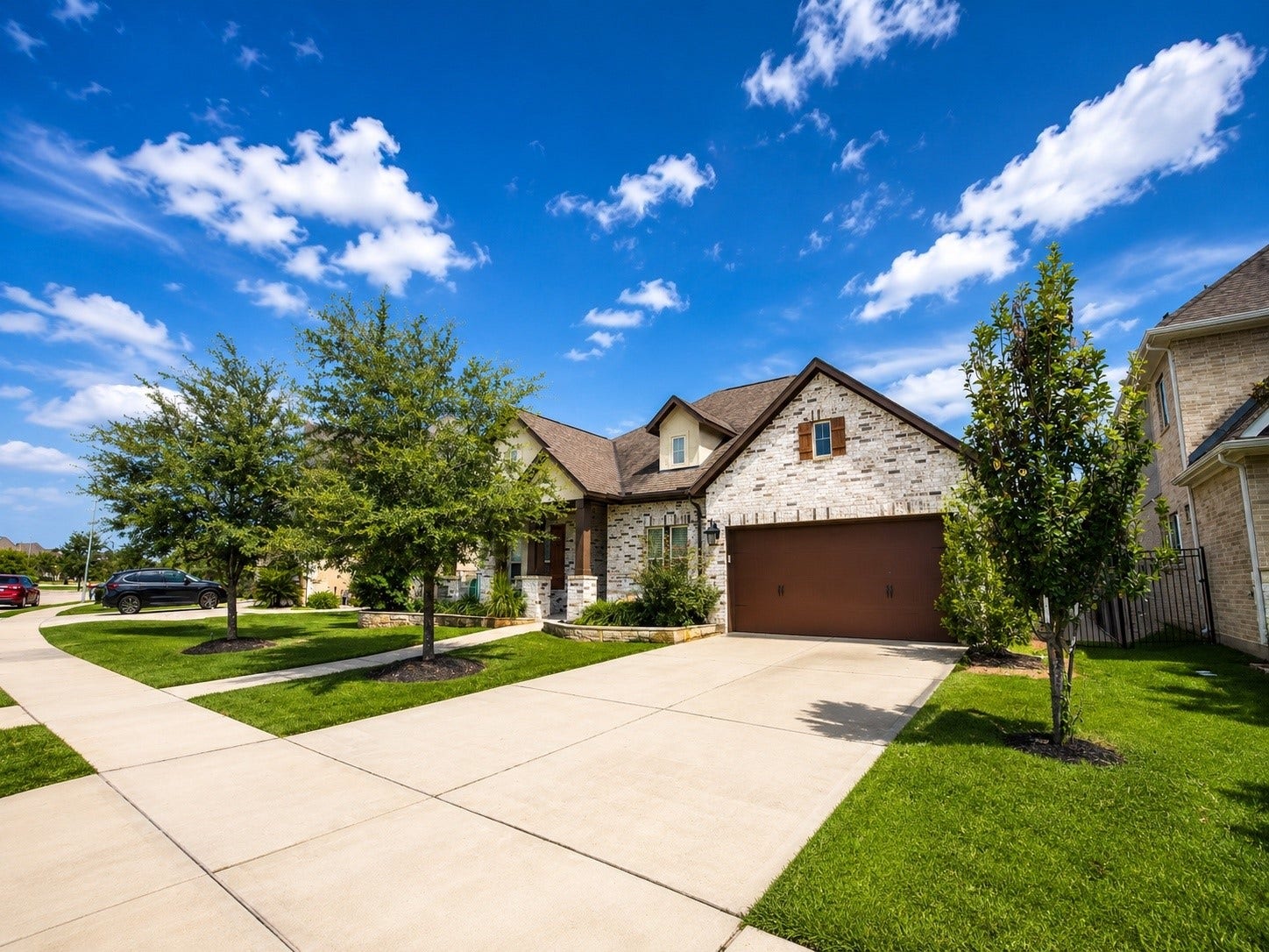 1515 Shining Willow Court, Richmond, TX 77406 Front Exterior Digitally Enhanced Photo for Illustrative Purposes Only
