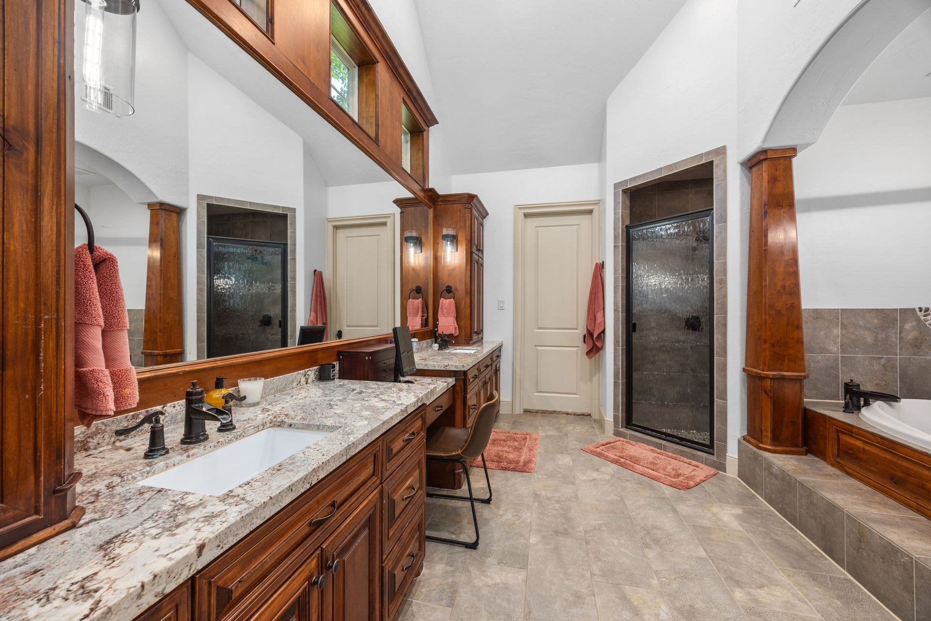 2734 Forest View, Richmond, TX 77406 Primary bath speaks for itself. Beautiful craftsmanship and finishes.