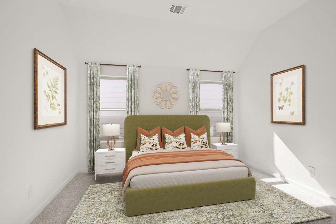 329 Fields Lane, Montgomery, TX 77316 Staged Primary Bedroom