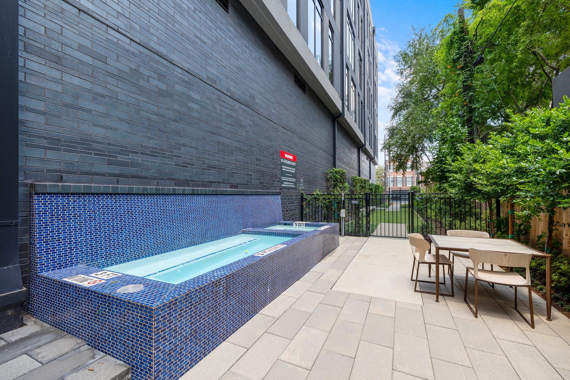 2710 Steel Street, #704, Houston, TX 77098 Hot and cold plunge pools.