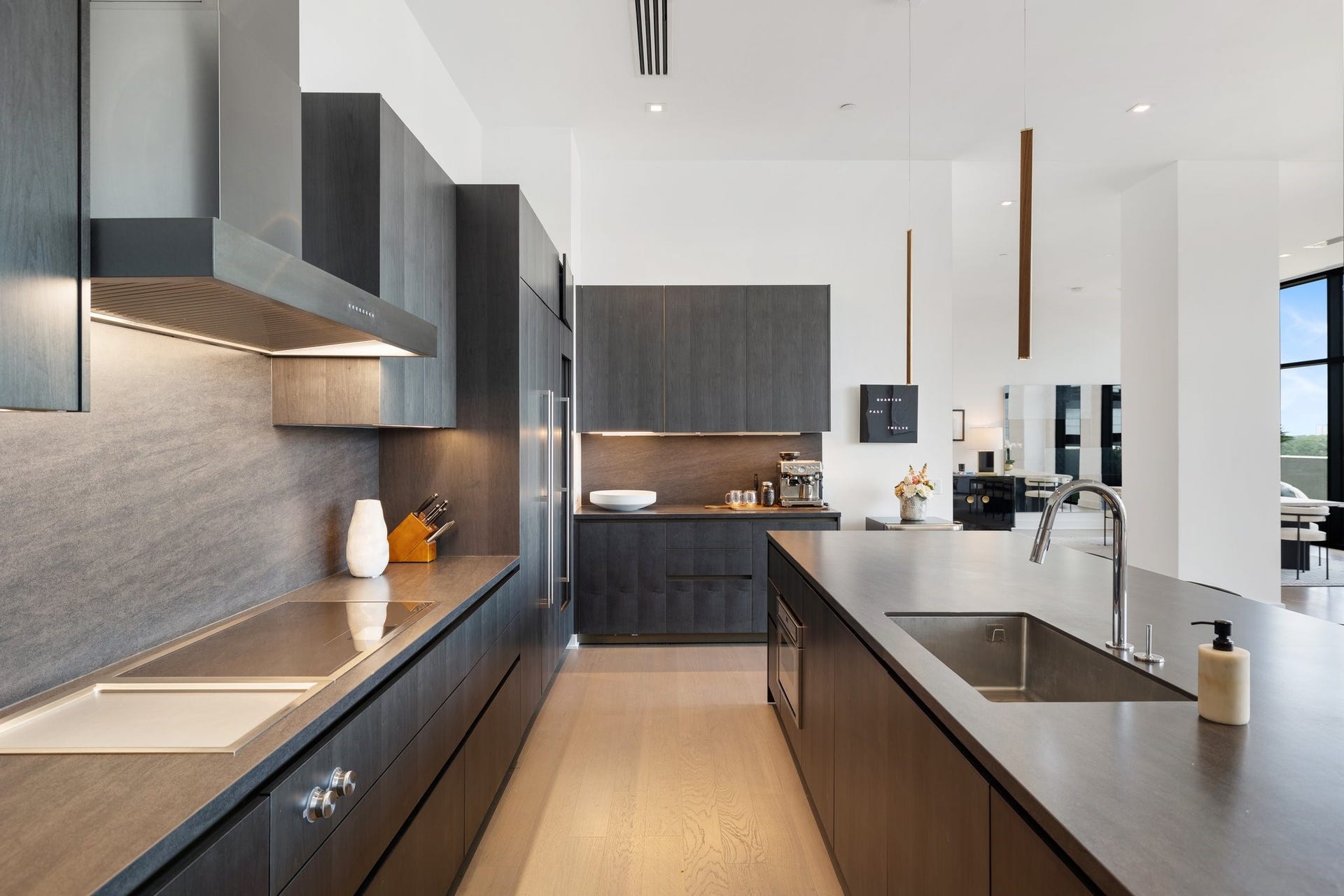 2710 Steel Street, #704, Houston, TX 77098 Gaggenau induction cooktop, dual ovens (both steam and convection)