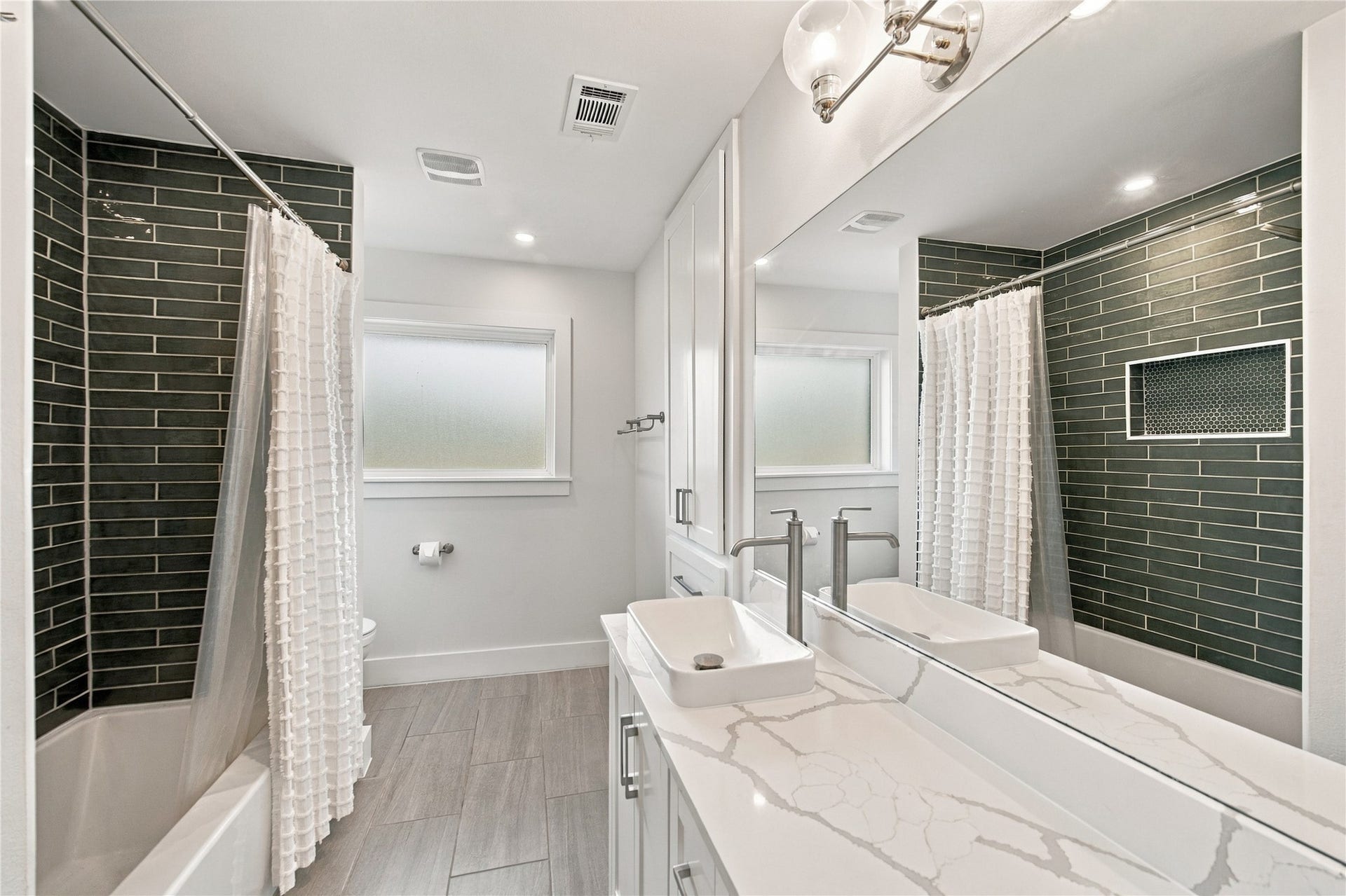 Bathroom hallway