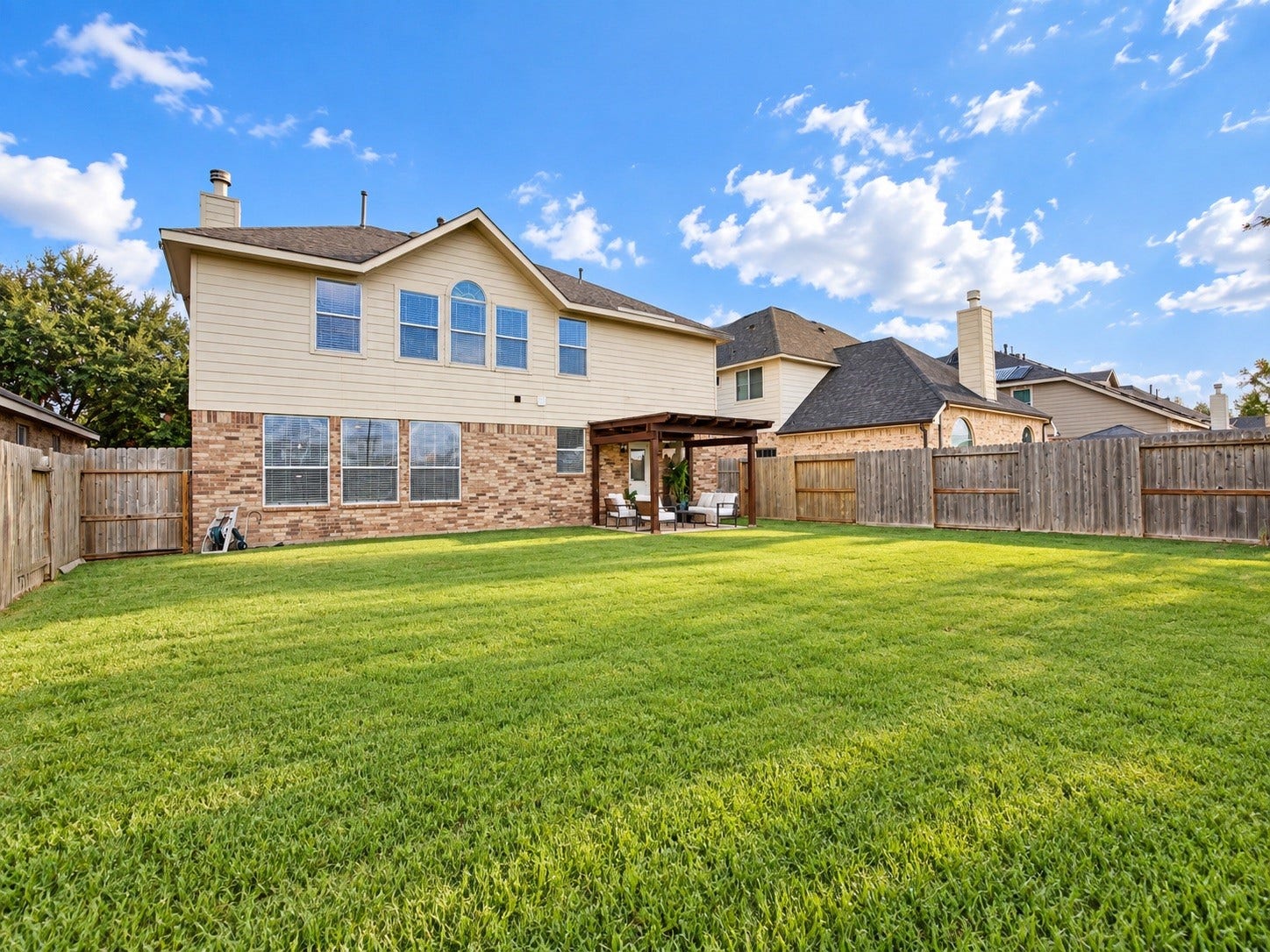21418 Avalon Queen Drive, Spring, TX 77379 Backyard.