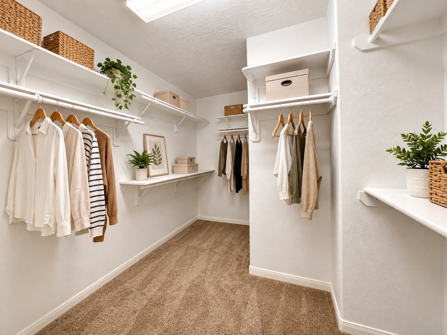 21418 Avalon Queen Drive, Spring, TX 77379 Virtually Staged Walk-in Closet.