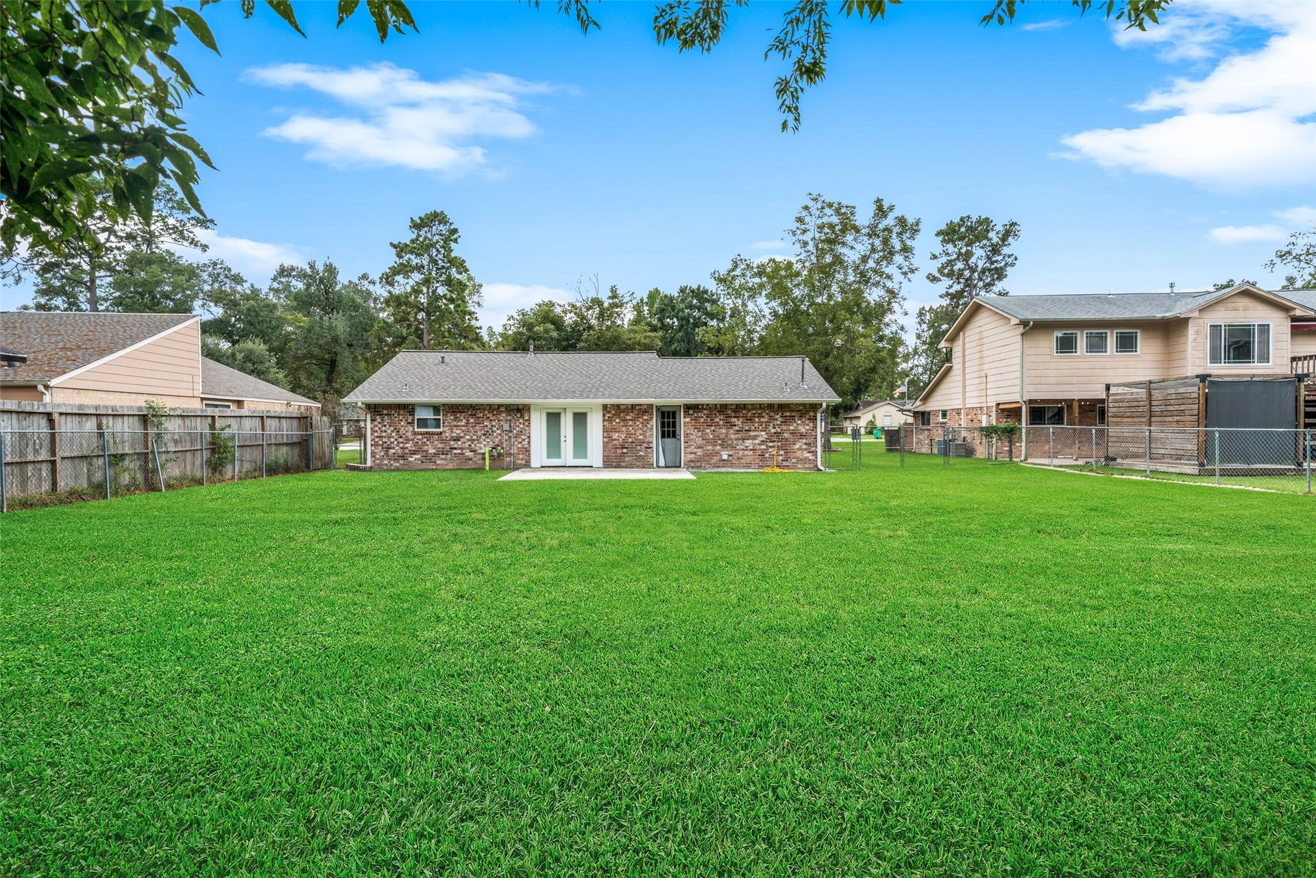 3402 Dovie Drive, Spring, TX 77380 Look at that yard!! So much room for endless possibilities!
