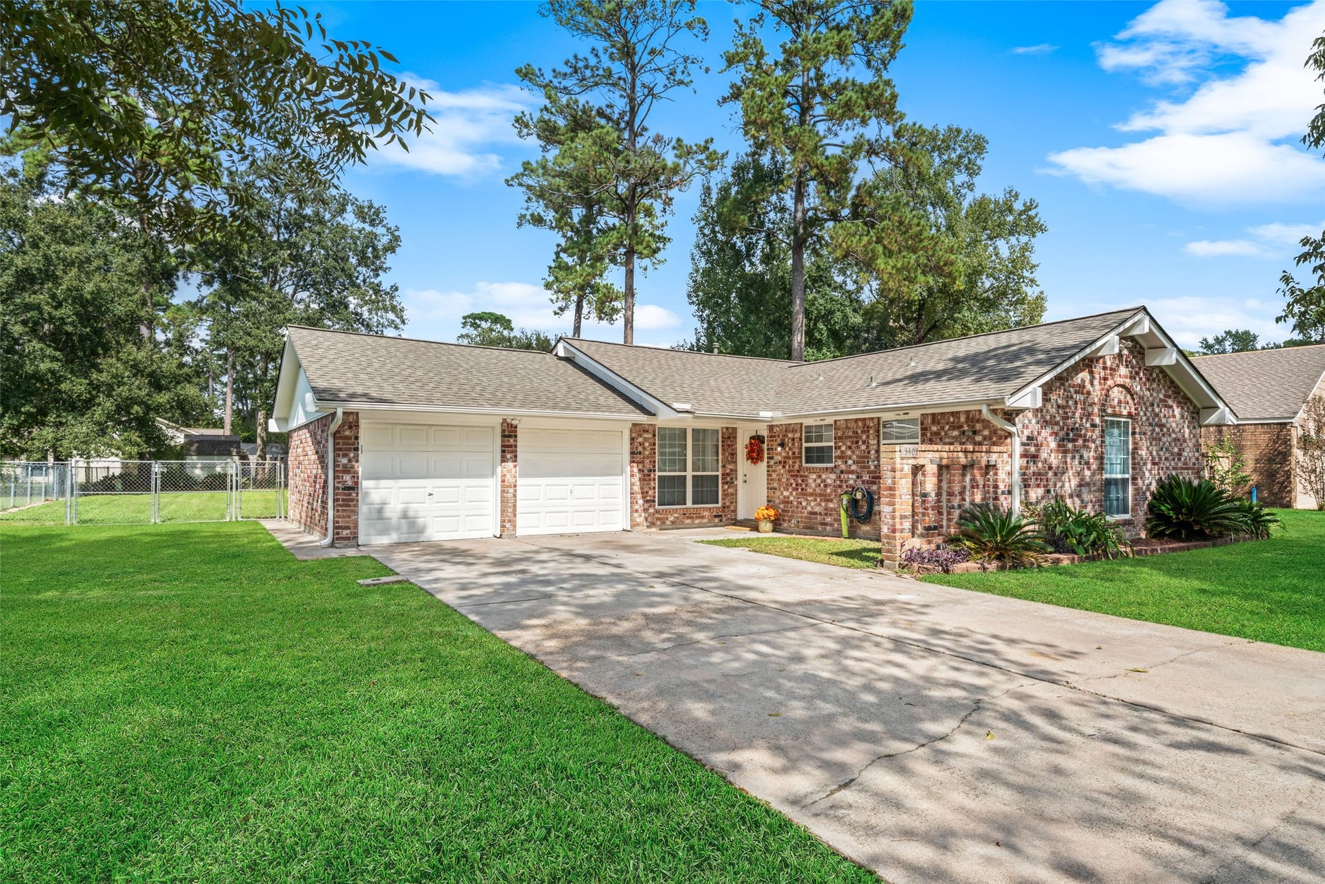 3402 Dovie Drive, Spring, TX 77380 The property also includes three upgraded security lights, adding improved visibility and extra peace of mind around the home.