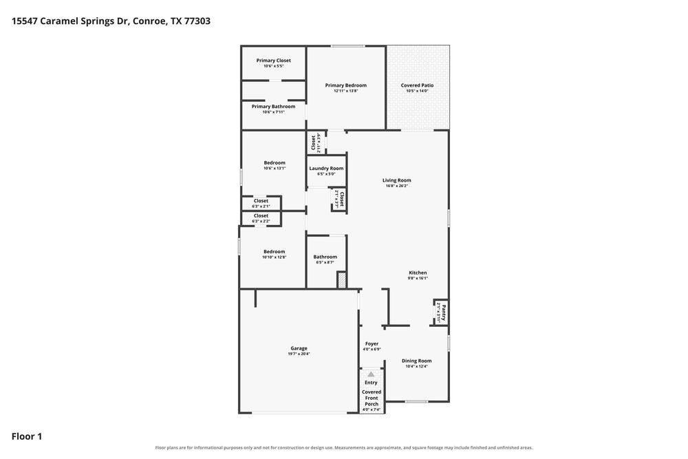 15547 Caramel Springs Drive, Conroe, TX 77303