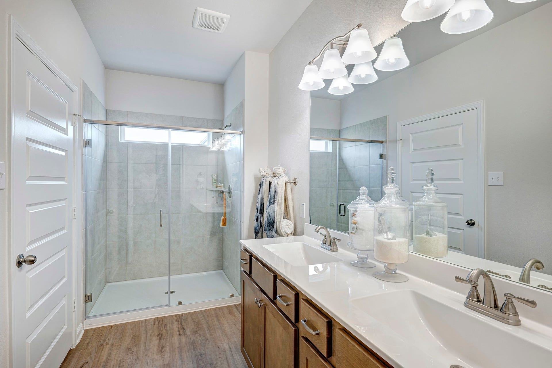 2707 Crested Creek Lane, Richmond, TX 77406 The Piedmont- Primary Bath with Dual Vanities and Walk-In Shower