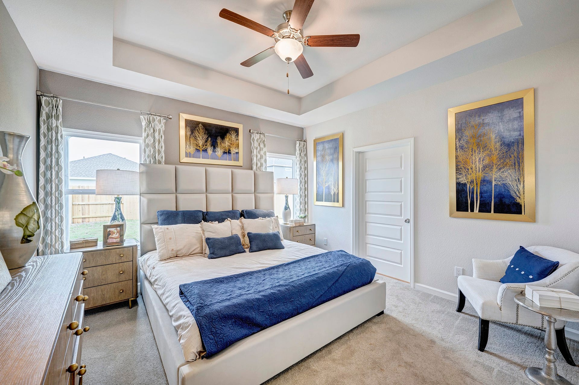 2707 Crested Creek Lane, Richmond, TX 77406 The Piedmont- Primary Suite with Tray Ceiling