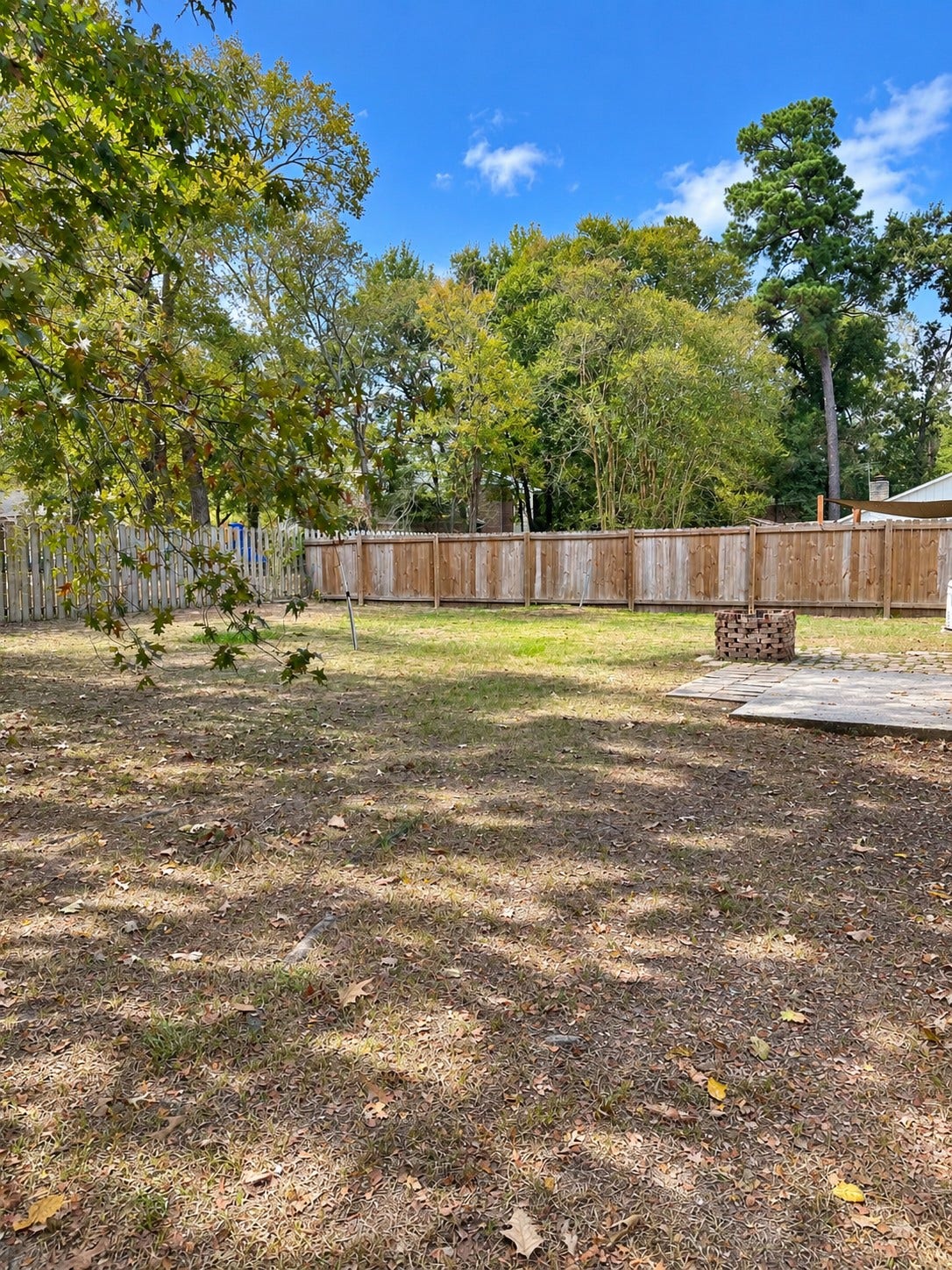 26415 Pine Canyon Drive, Spring, TX 77380 Yard is fenced - privacy fence in back and sides, chain link fence in front.