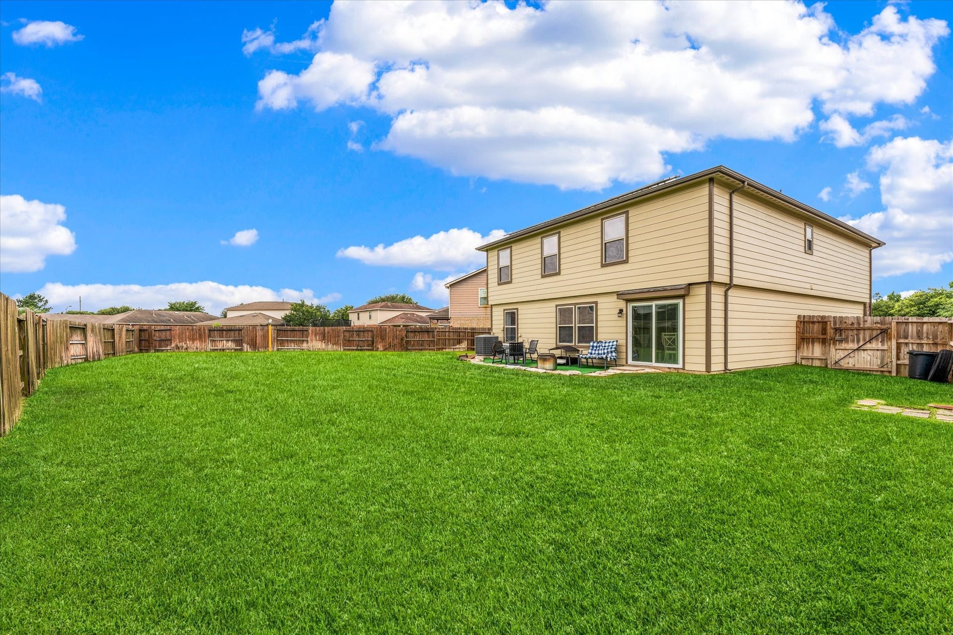 15903 Arapaho Bend Lane, Cypress, TX 77429 Backyard view