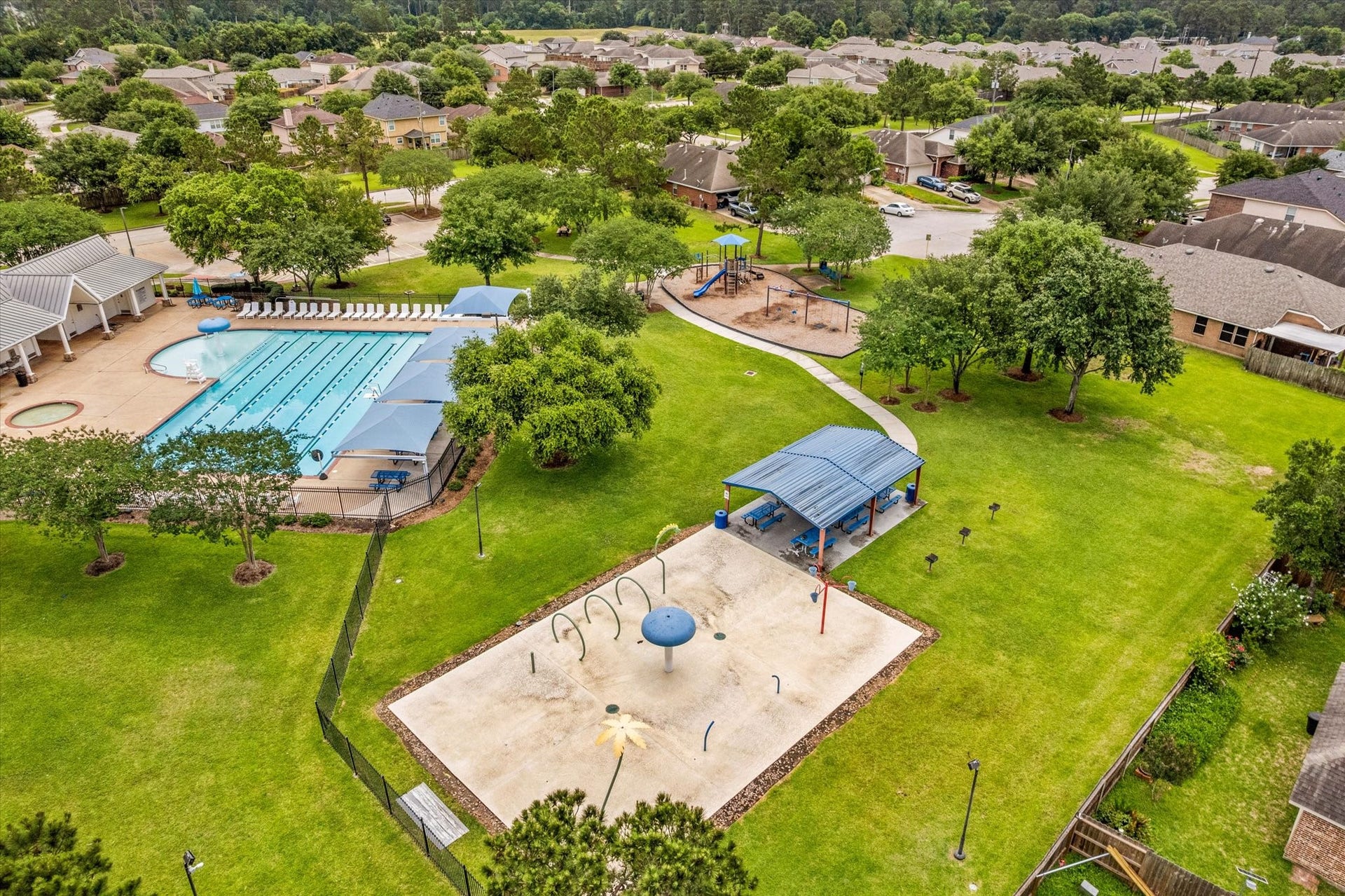 15903 Arapaho Bend Lane, Cypress, TX 77429 Pool and splash pad