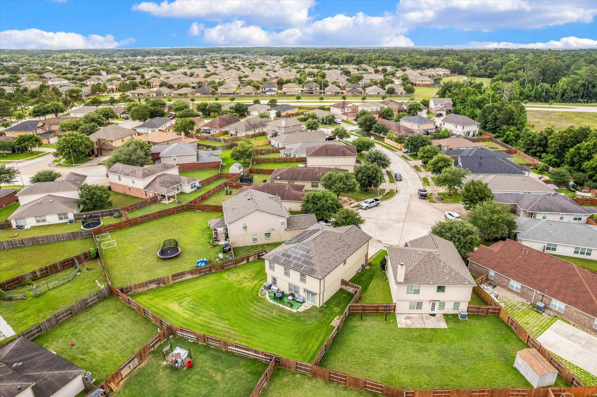 15903 Arapaho Bend Lane, Cypress, TX 77429 Aerial view of the community