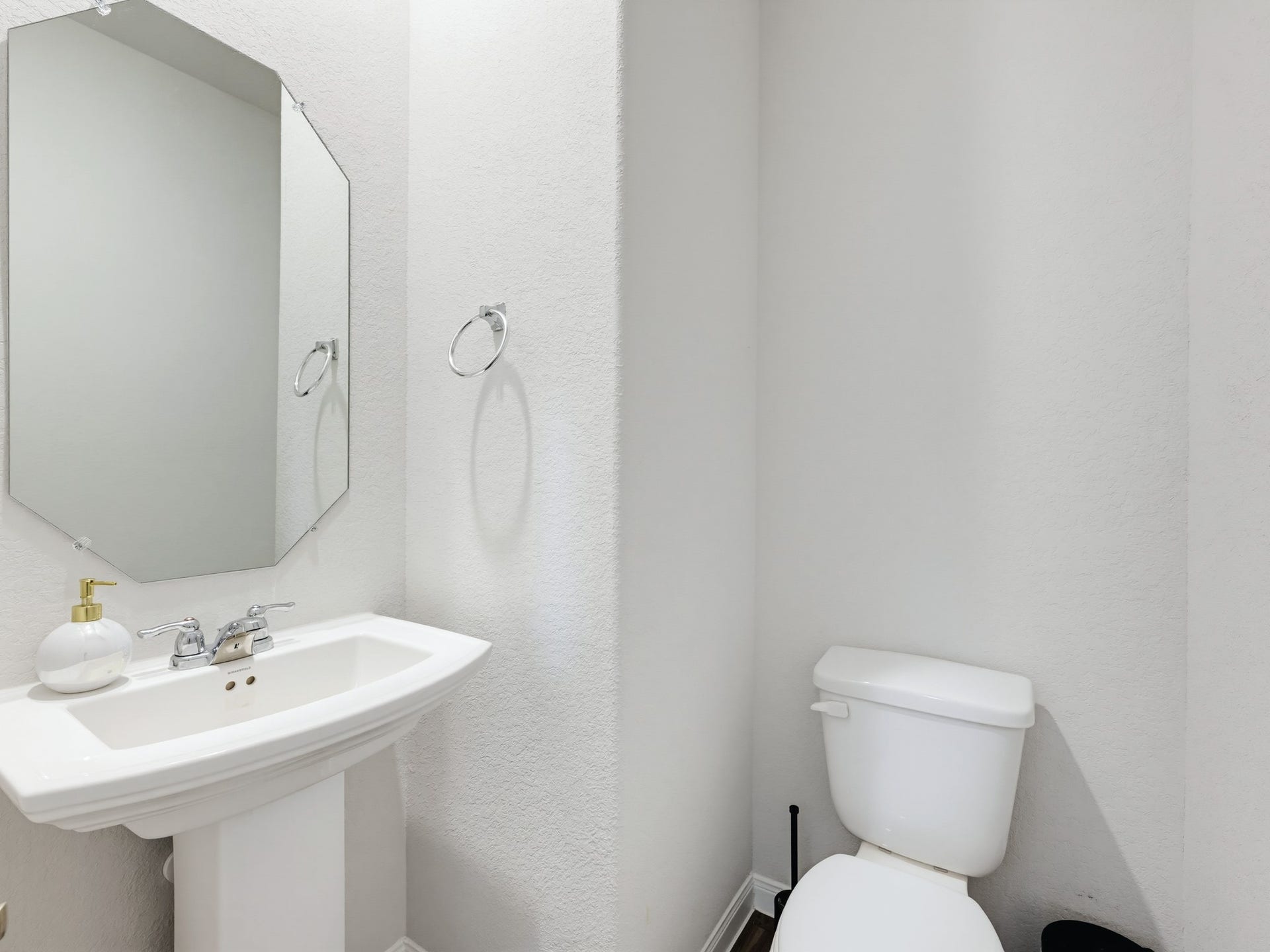 Half bath on first floor