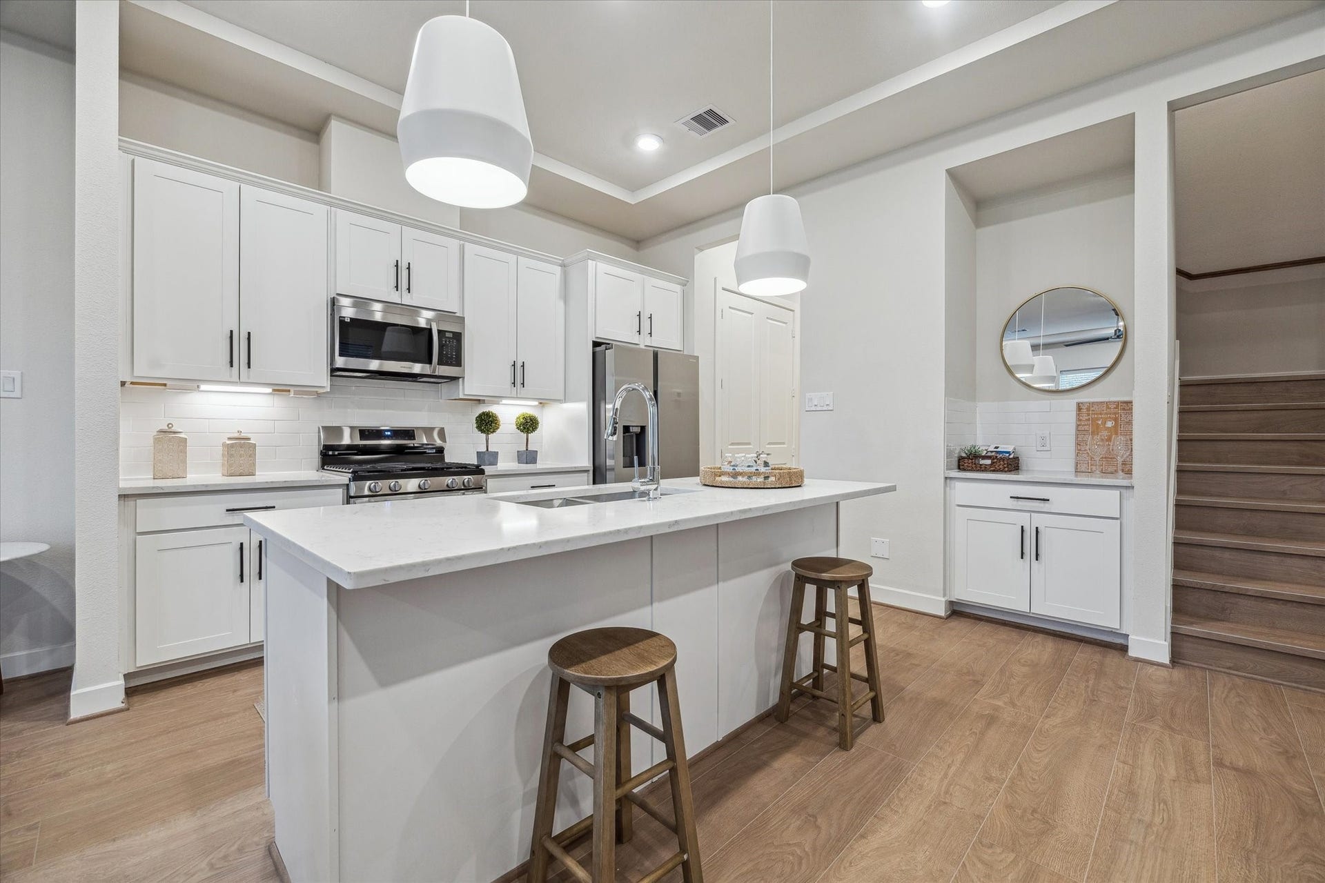 6509 Rena Street, Houston, TX 77092 Representative photo showing community model home interior. Layout and selections may vary.