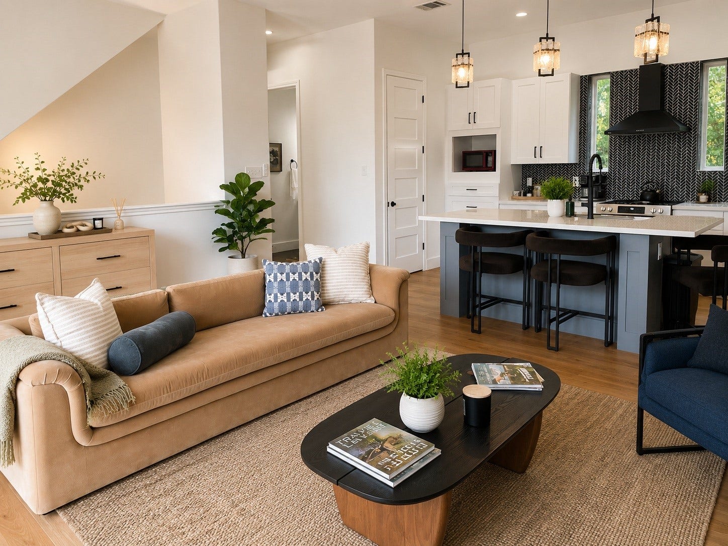 2807 Brailsfort Street, Houston, TX 77004 Open concept entertainment area
