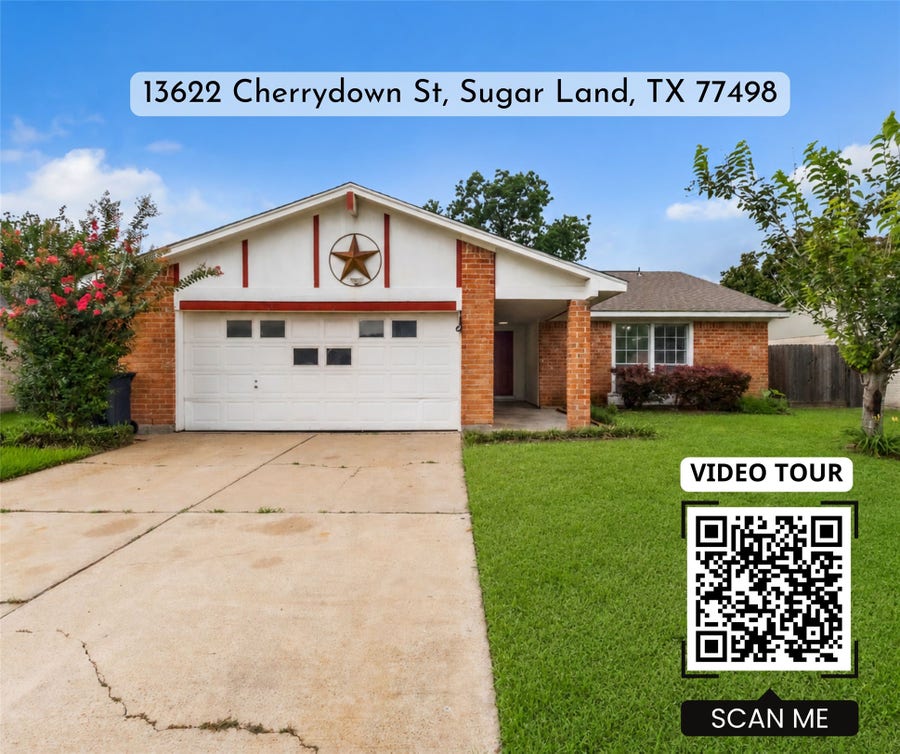 Property photo for 13622 Cherrydown Street, Sugar Land, TX