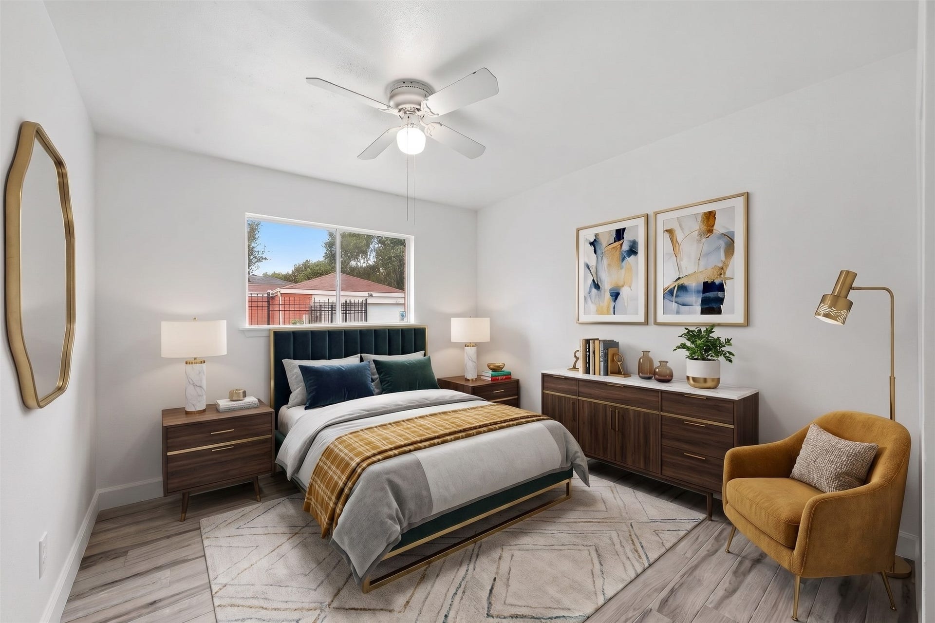 22711 Provincial Boulevard, Katy, TX 77450 Virtually Staged: Generous room dimensions easily accommodate full-scale workstations, substantial shelving units, or standard bedroom furnishings without compromising on open space.