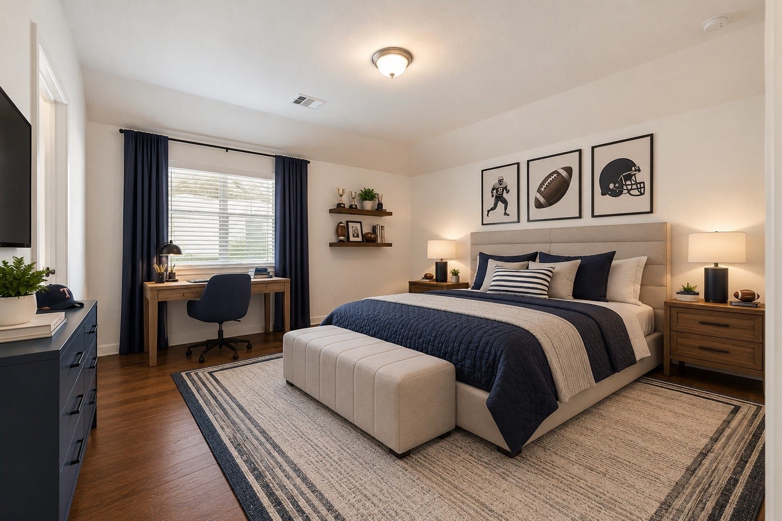 6 Clearview Terrace Place, Tomball, TX 77375 Second floor bedroom.