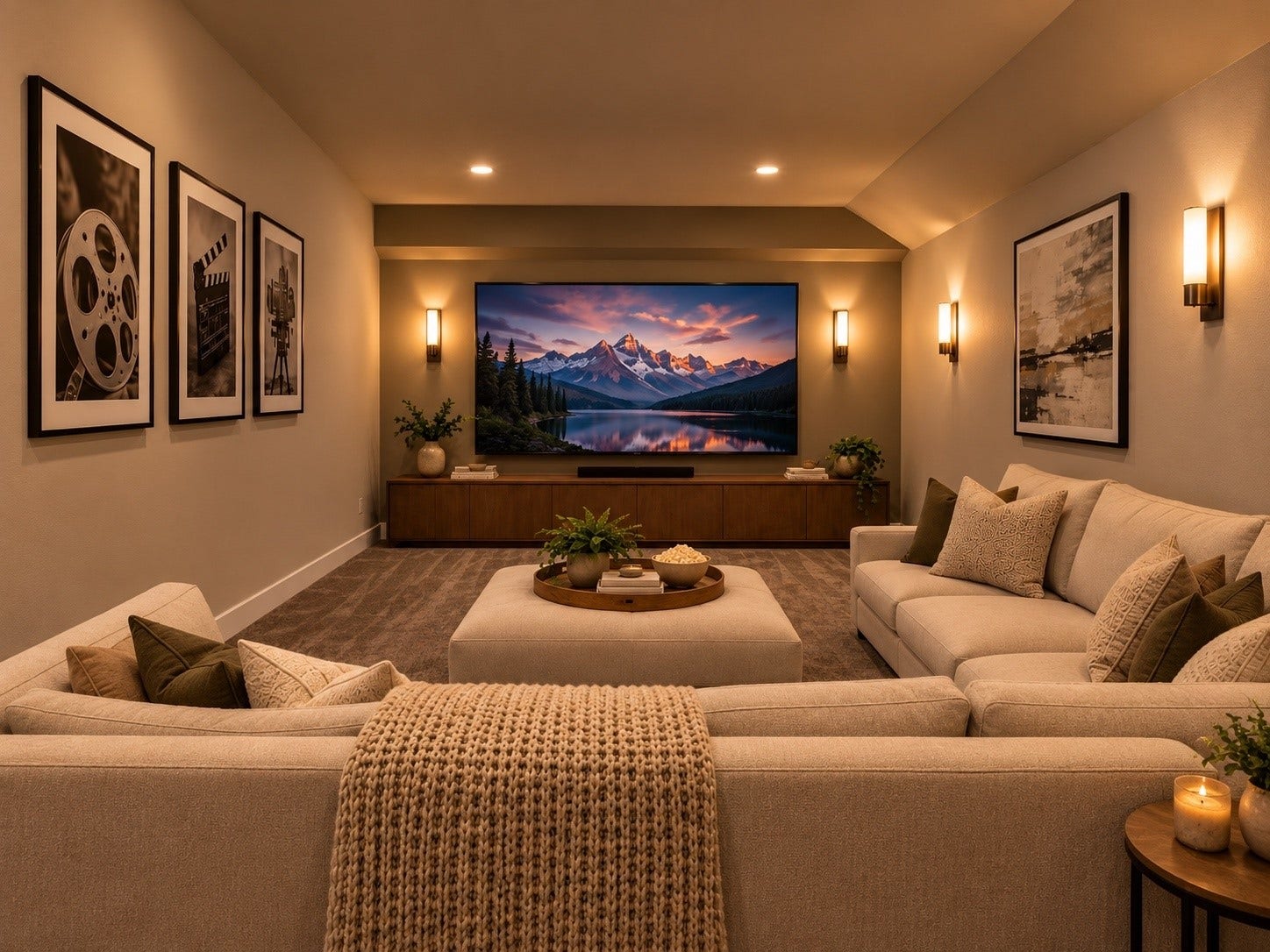 6 Clearview Terrace Place, Tomball, TX 77375 Second floor media room perfect for movie night or game-day gathering.