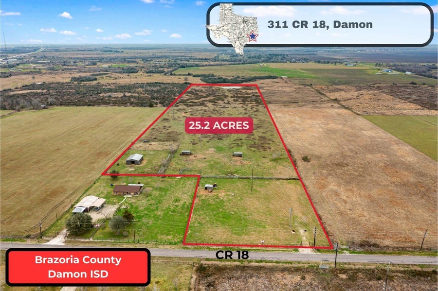Property photo for 311 County Road 18, Damon, TX
