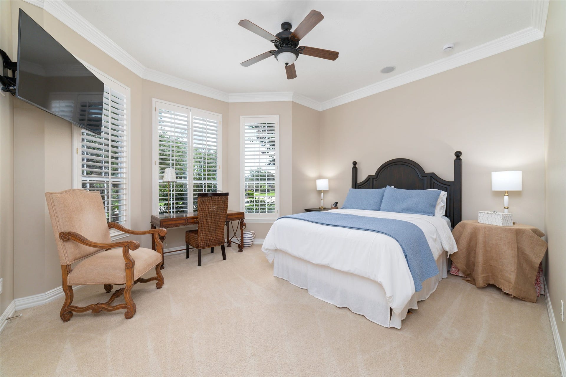 The second bedroom is located on the first floor.