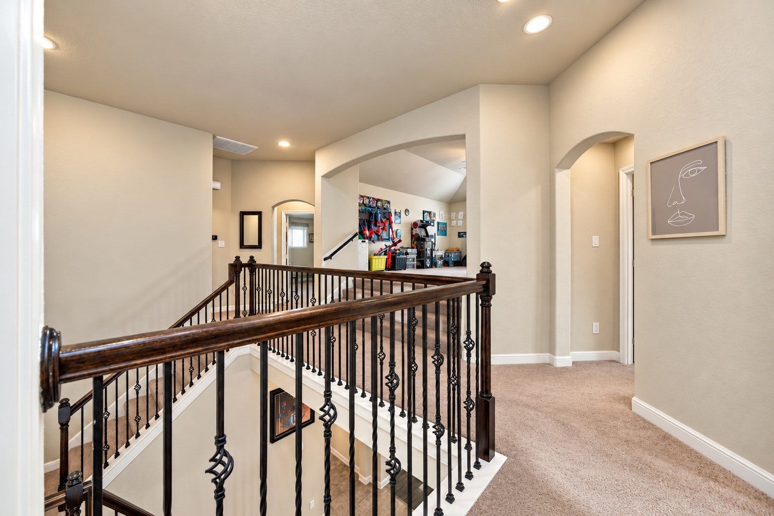 Your expansive landing leads you to 4 additional bedrooms and a massive gameroom that you can step up to!