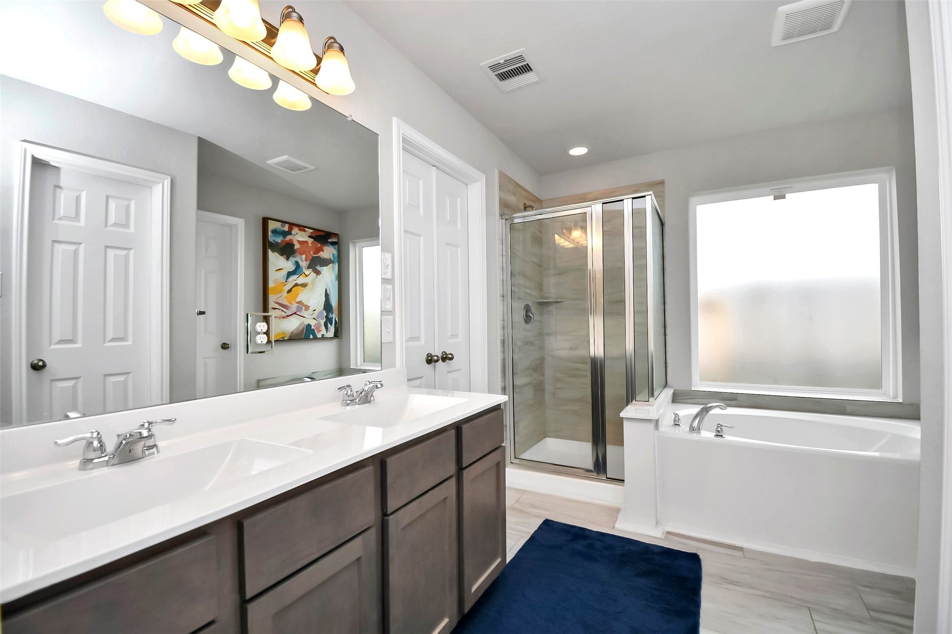 14506 Tundra Swan Drive, Houston, TX 77049 Primary Bathroom with double sinks