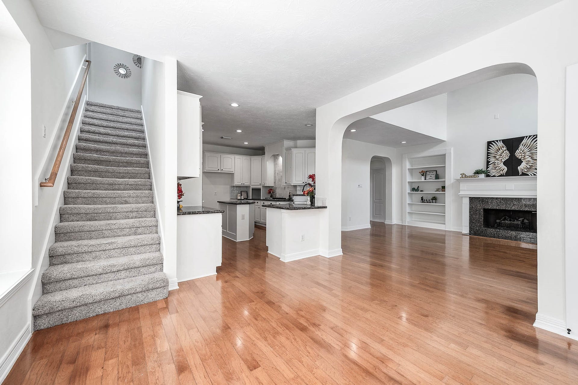 12119 Cielio Bay Lane, Houston, TX 77041 secondary staircase for easy access