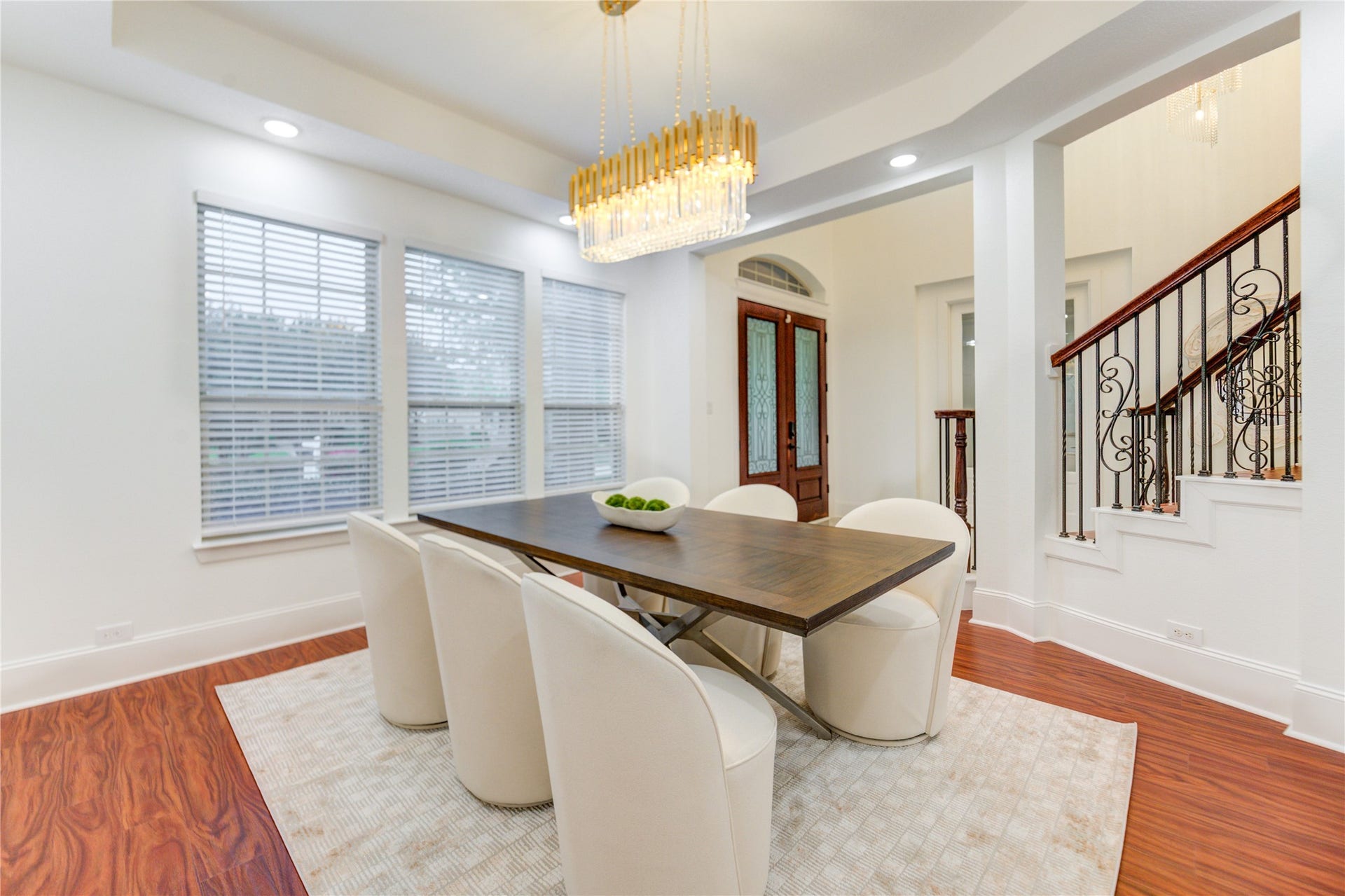 27715 Guthrie Ridge Ln, Katy, TX 77494 An elegant formal dining room thoughtfully designed for entertaining with style and ease.