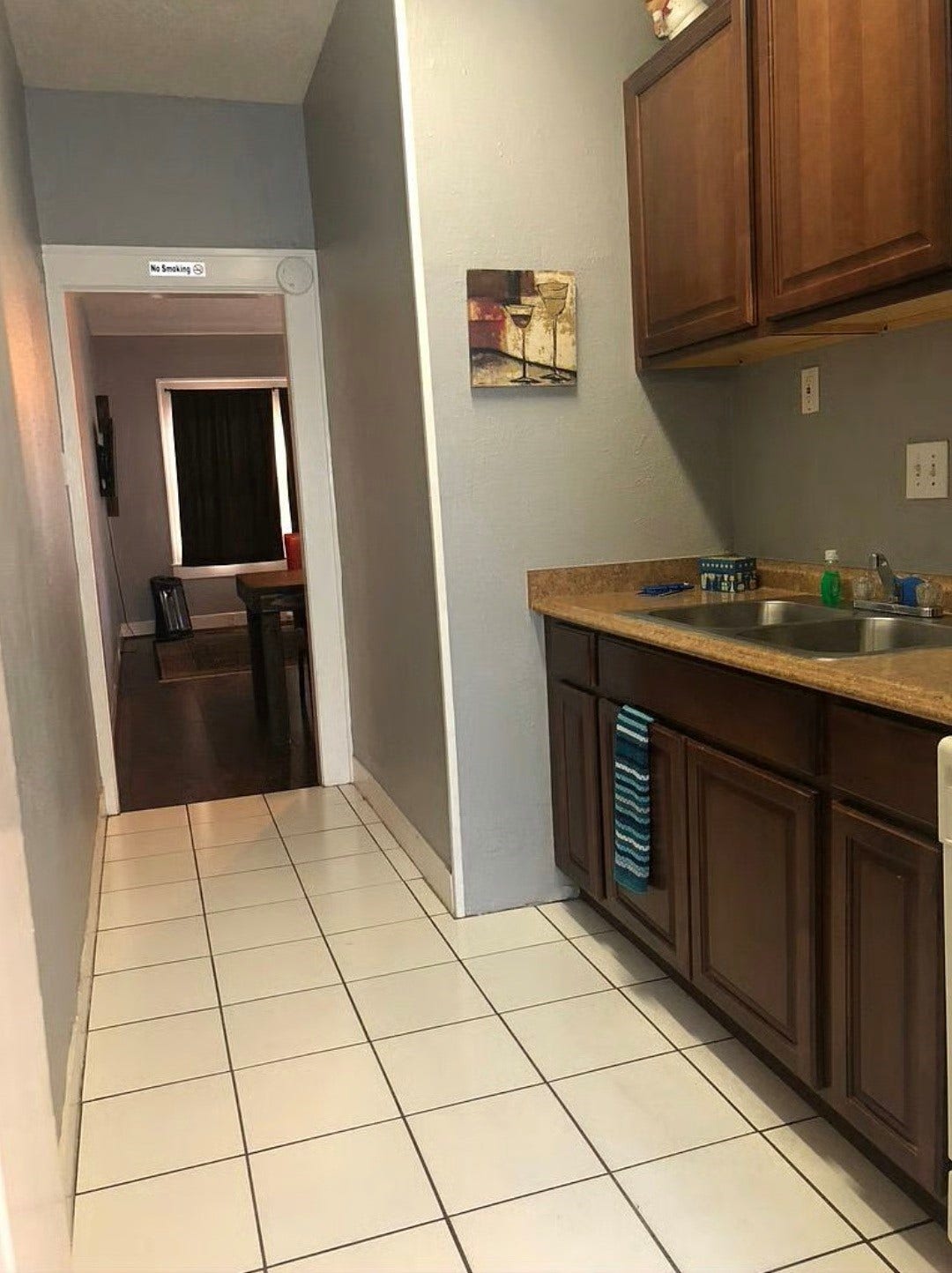Kitchen in duplex Unit 2.