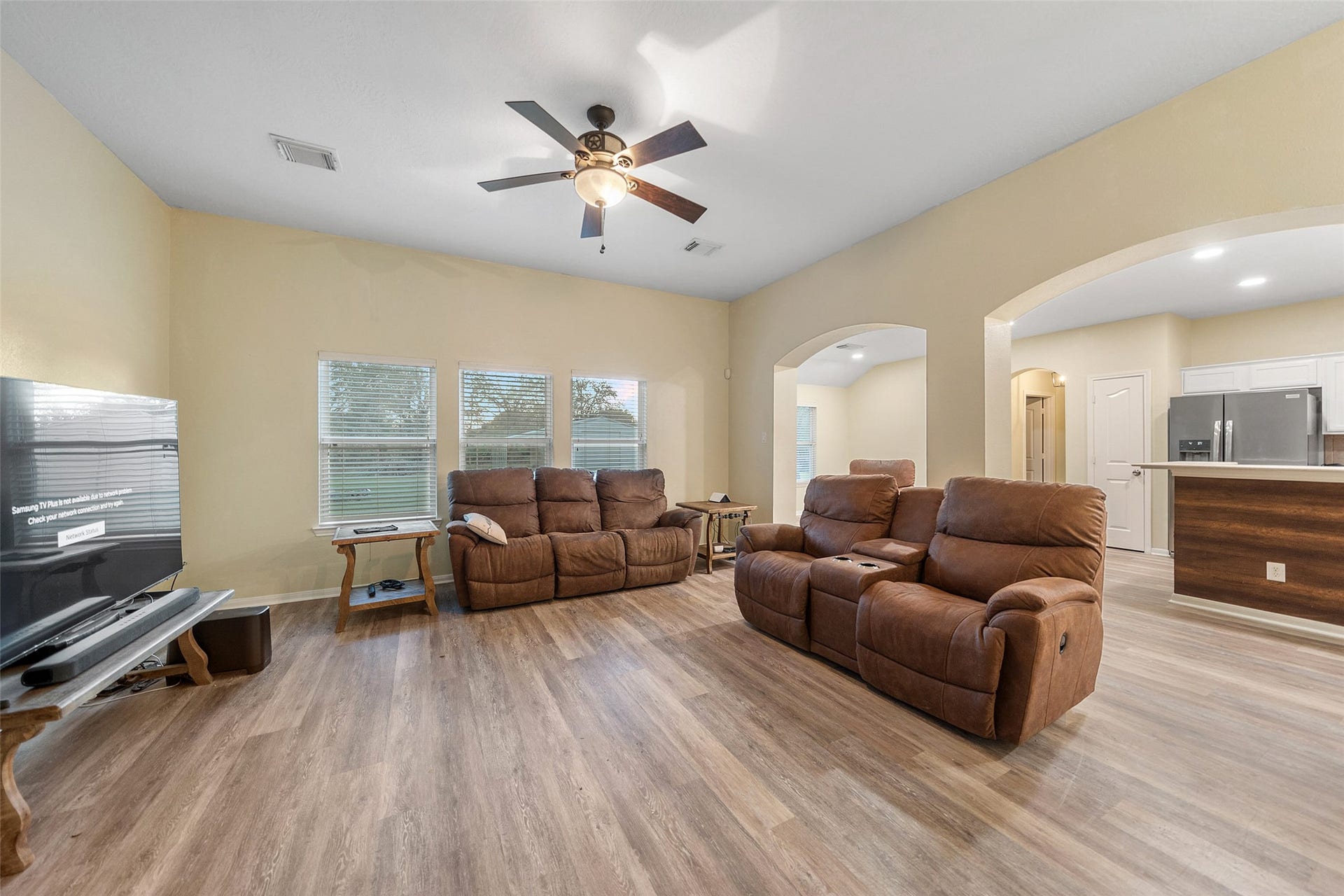 Generous main living area showcasing open flow, natural light, and room for full-size furnishings.