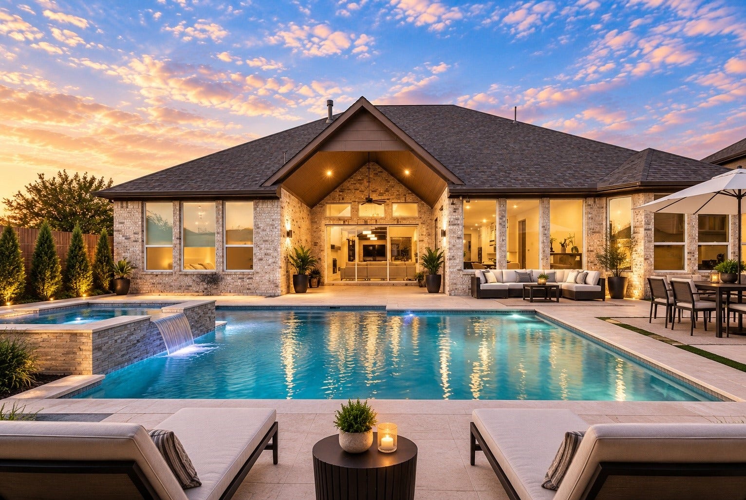 4839 Summer Place Court, Fulshear, TX 77441 AI Created to display how a pool will complement this backyard