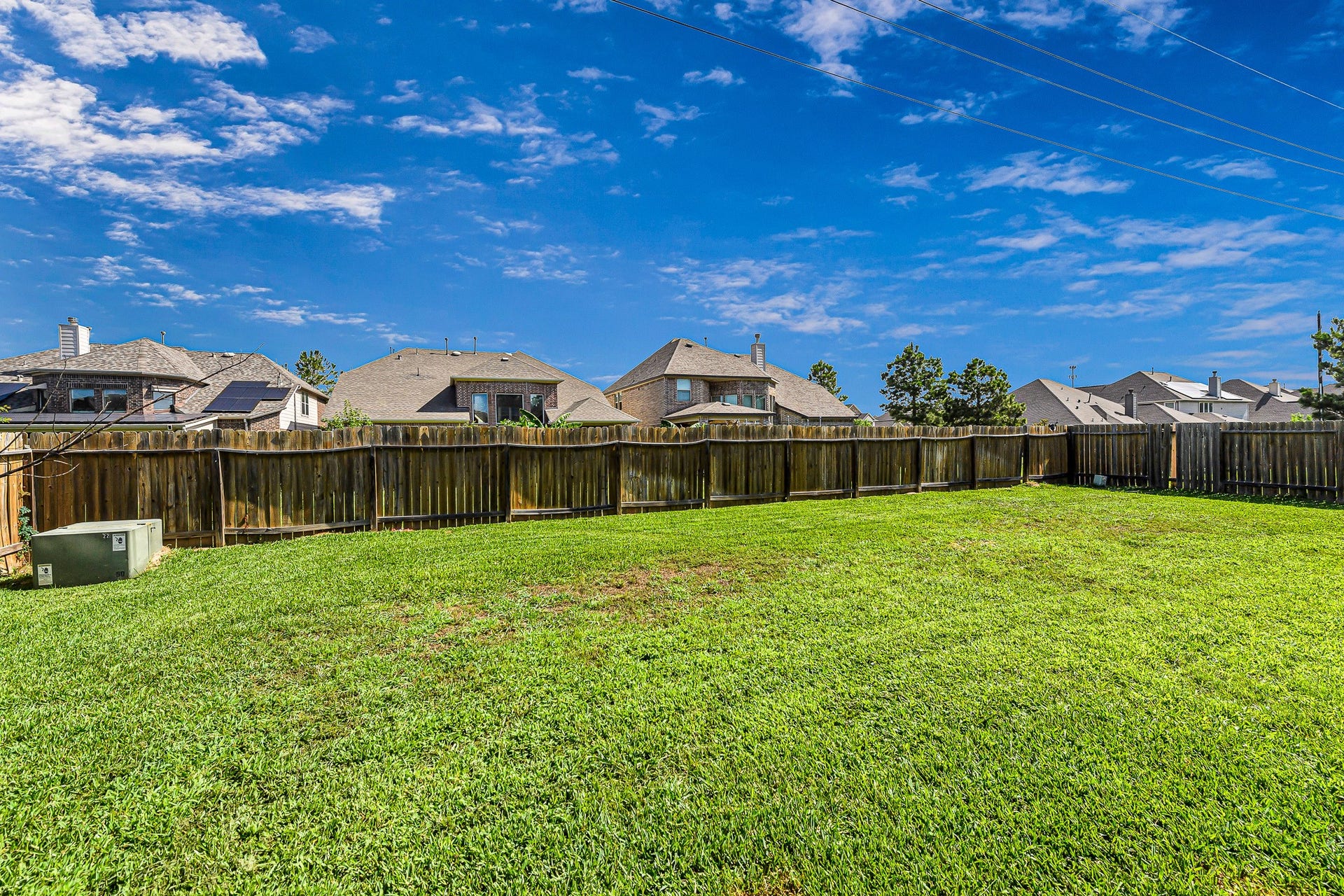 28106 Middlewater View, Katy, TX 77406 Pool Size Backyard with Right-of-way Distance Homes Behind