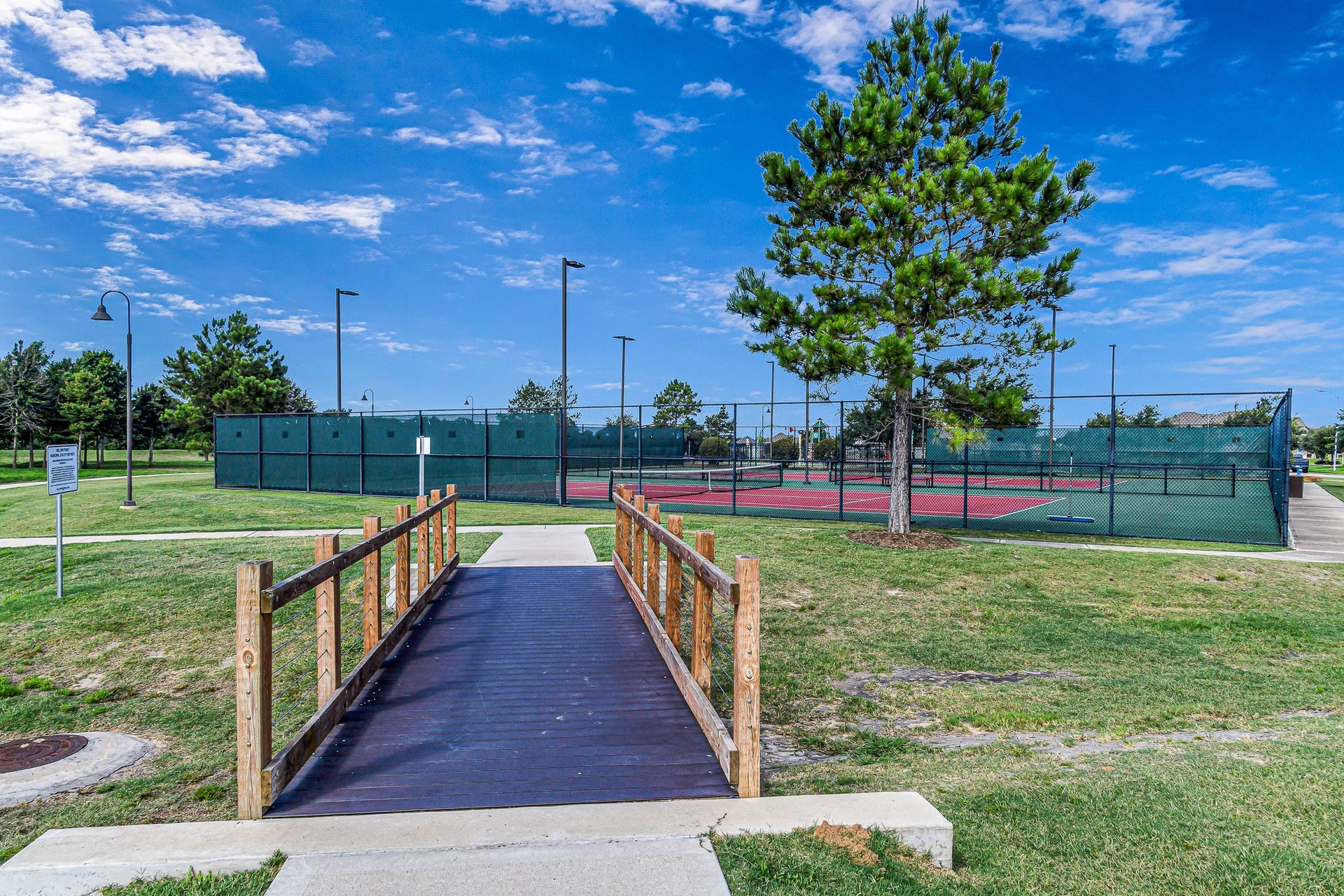 28106 Middlewater View, Katy, TX 77406 Bridge Leading to Tennis Courts