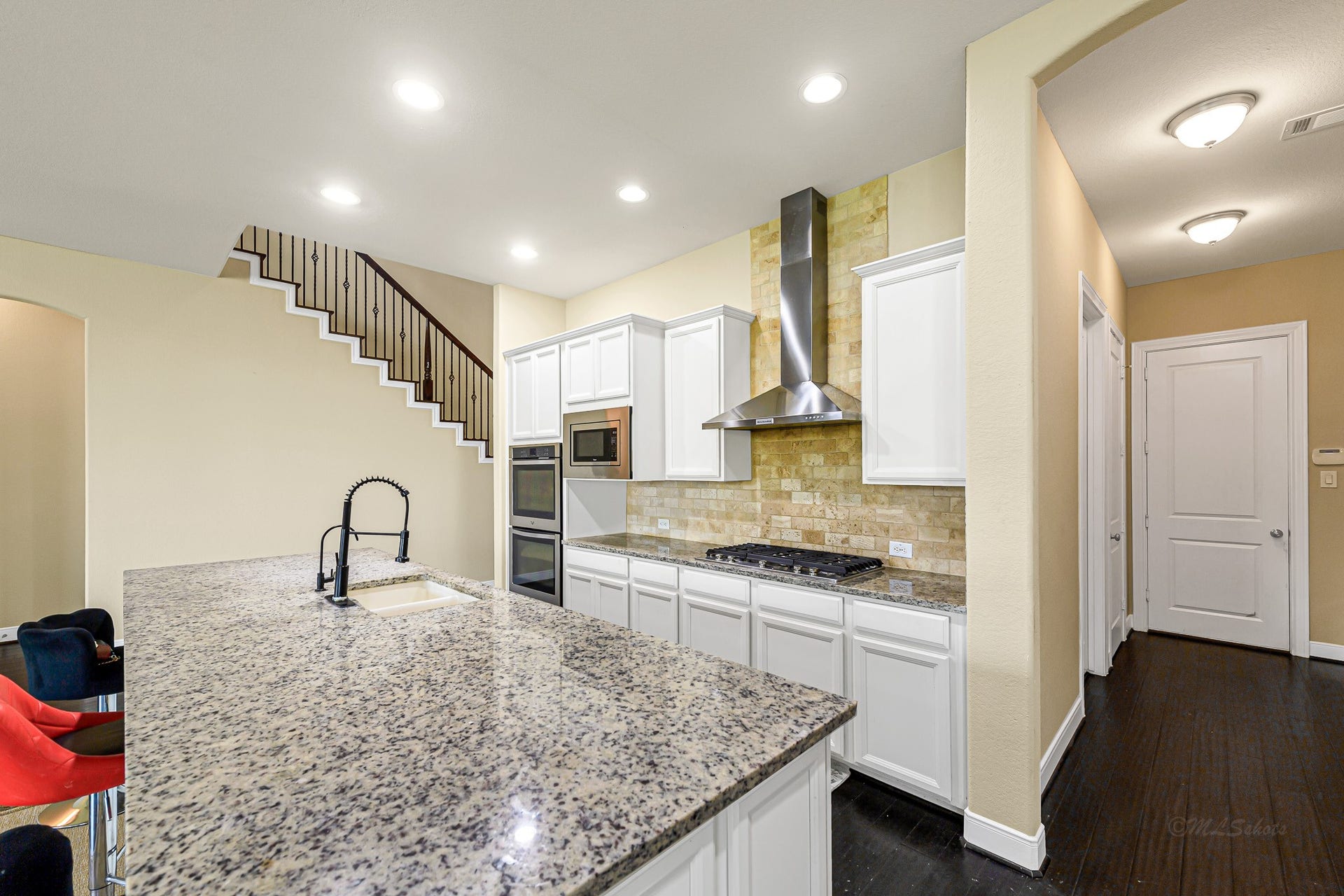 28106 Middlewater View, Katy, TX 77406 Open View From Kitche Island.