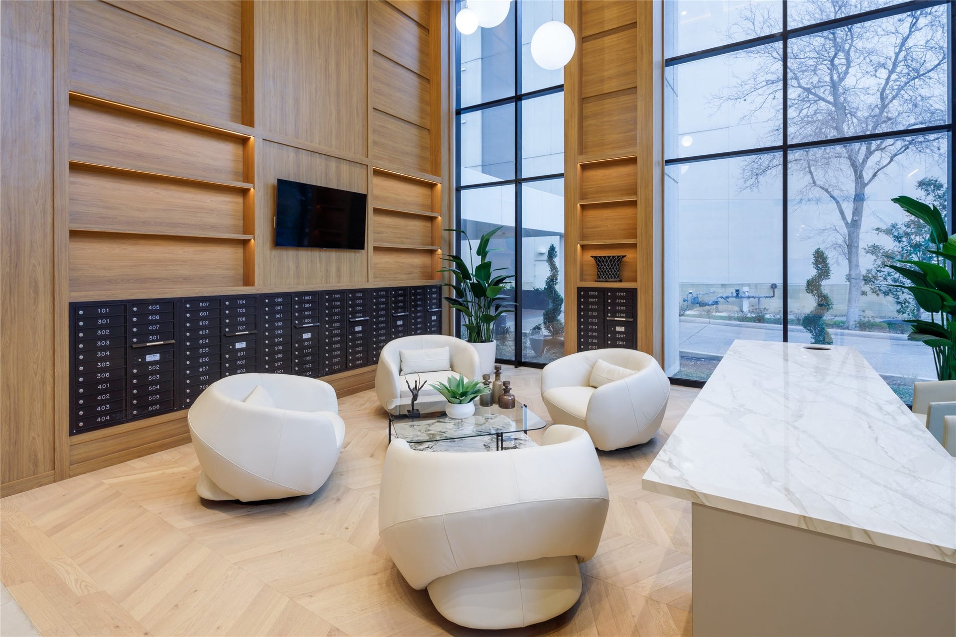 1701 Hermann Drive, #30D, Houston, TX 77004 Mailroom with Amazon Hub