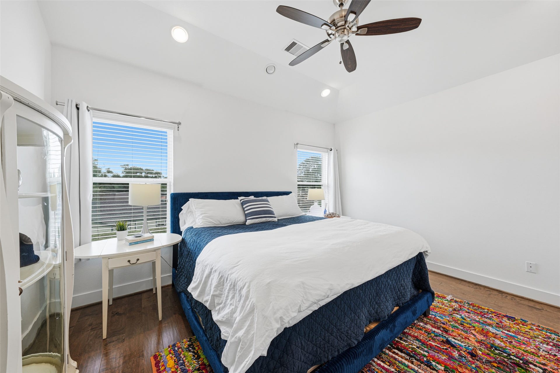 Spacious primary bedroom on the second floor.