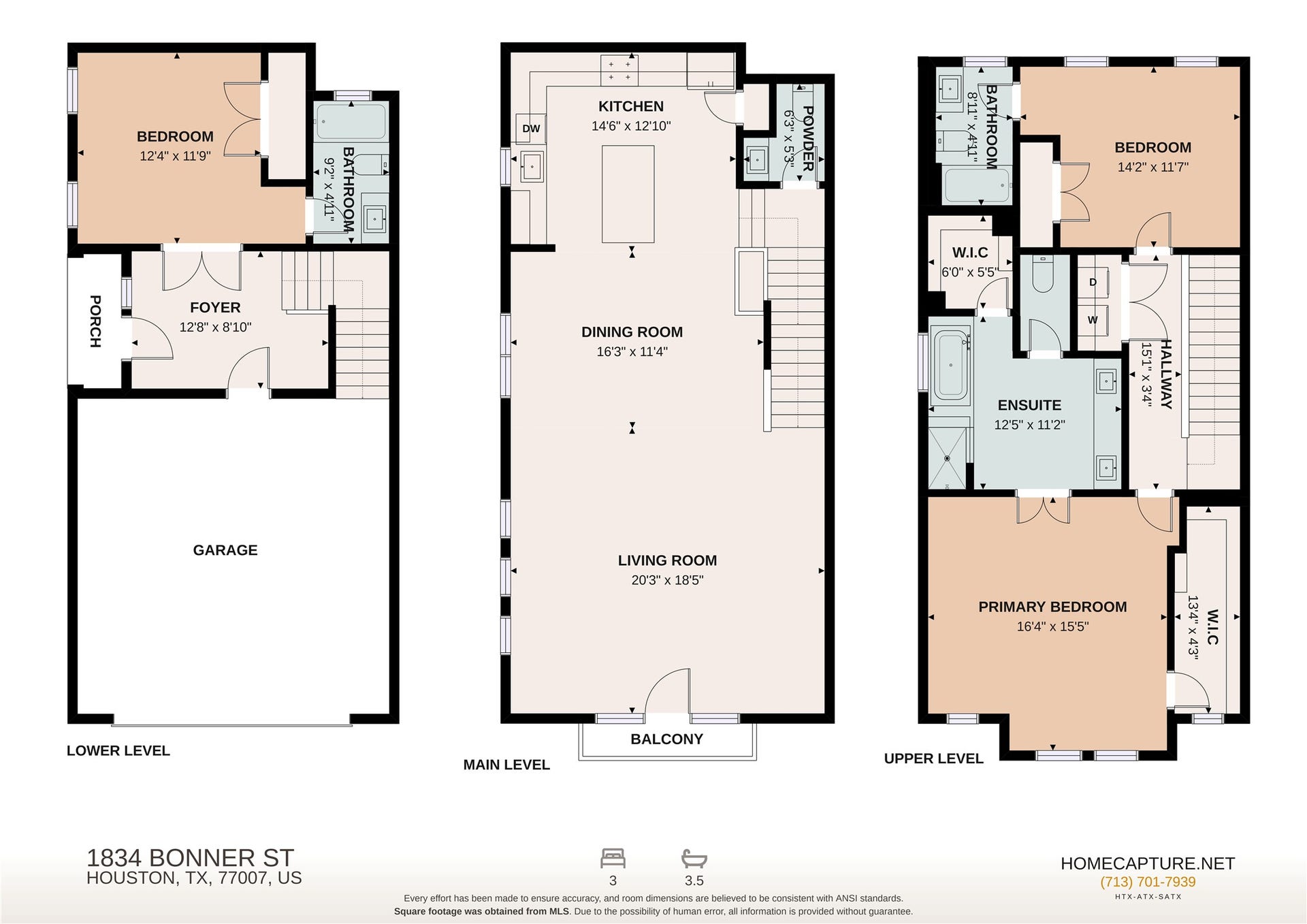 1834 Bonner Street, Houston, TX 77007 1834 Bonner Street, Houston, TX 77007