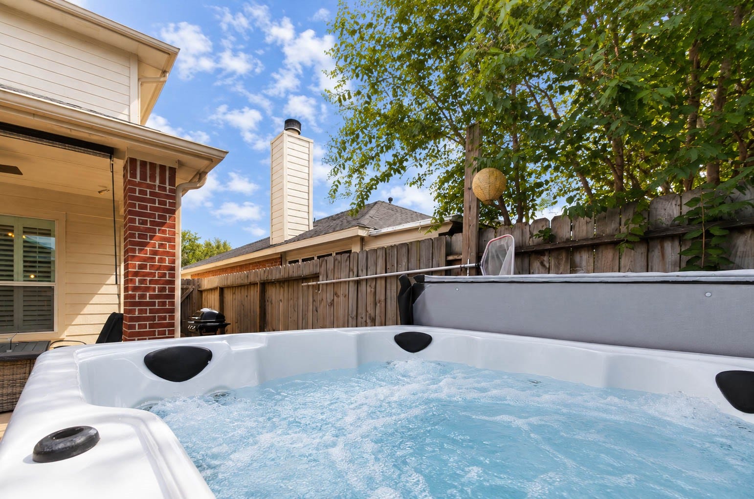 The hot tub is negotiable.