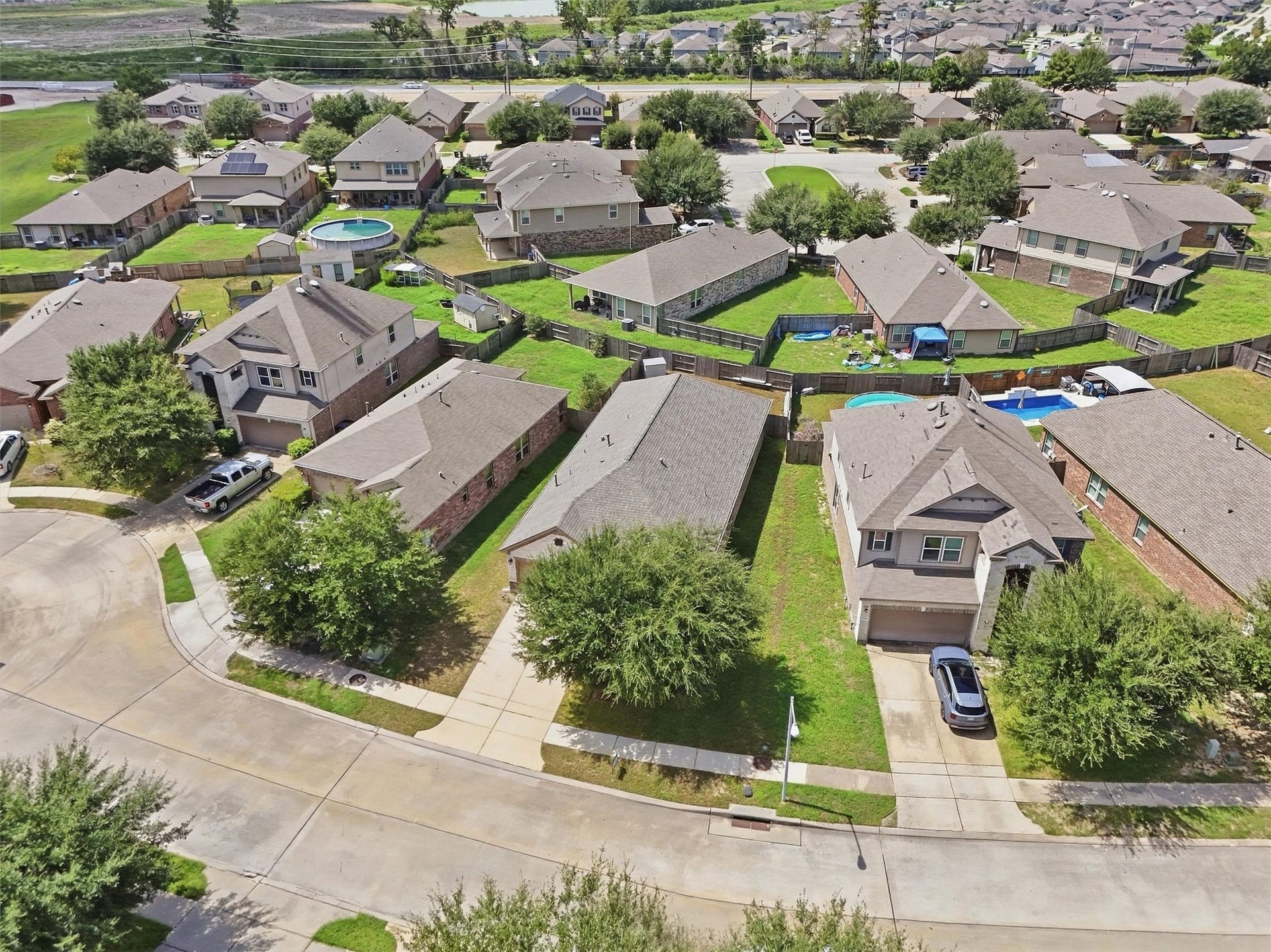 25522 Brentmoor Drive, Porter, TX 77365 Tucked deep inside a quiet cul-de-sac, this premium oversized homesite stands out with its substantial backyard footprint and private backdrop.