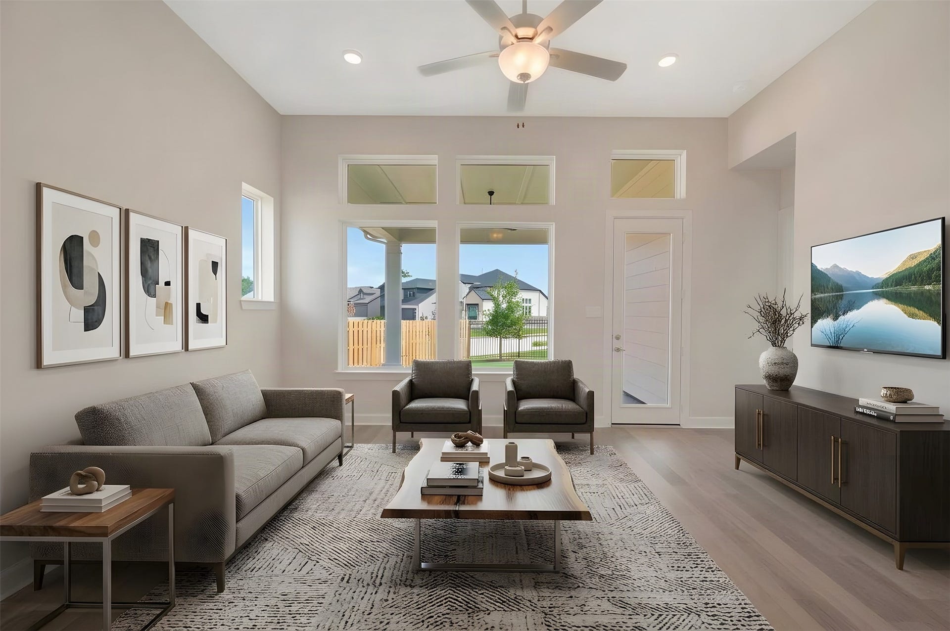 Virtually staged to give you the visual you need to see furniture placement and how the home can live.