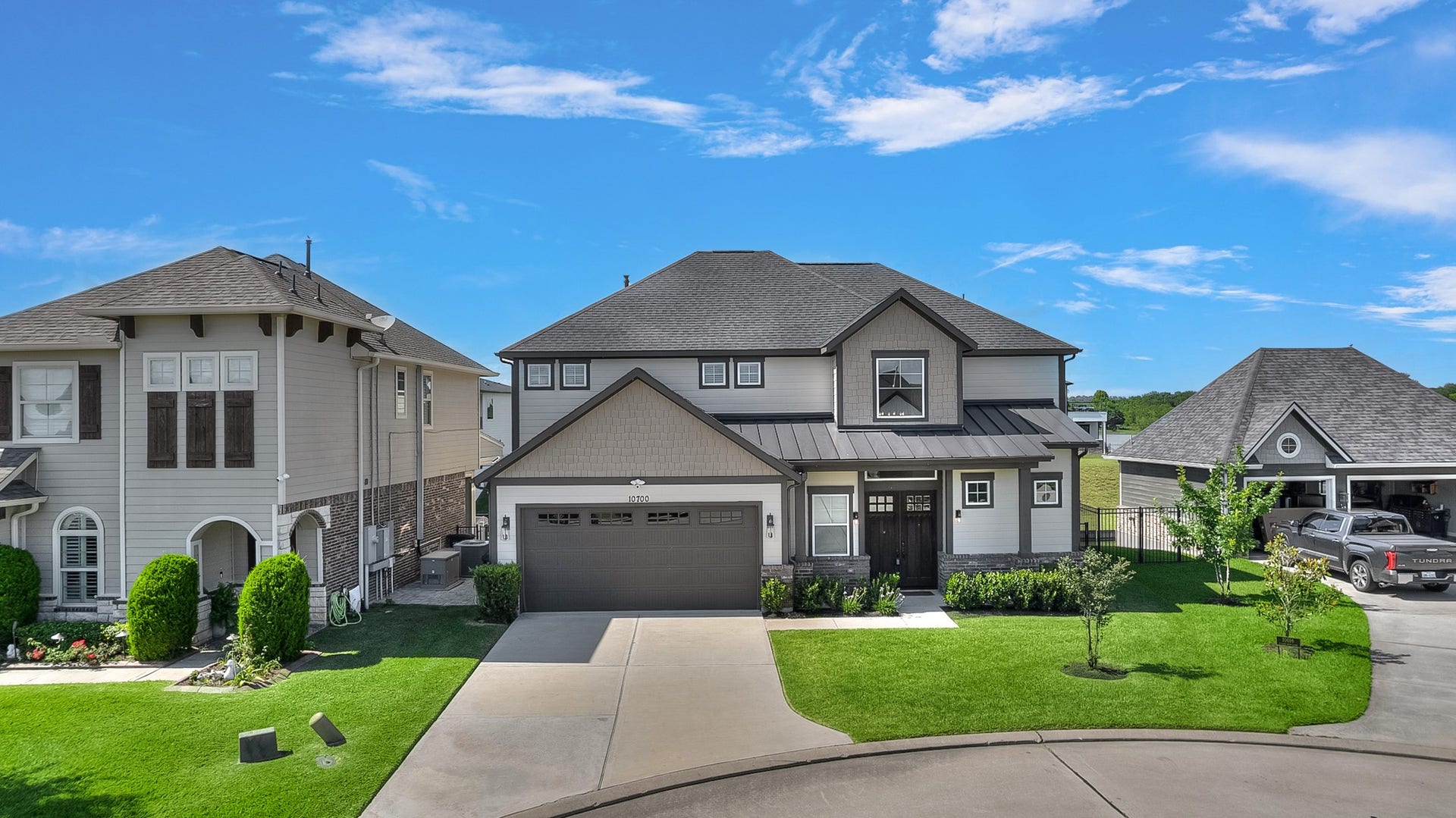 10700 Lake Mist South welcomes you with great curb appeal.
