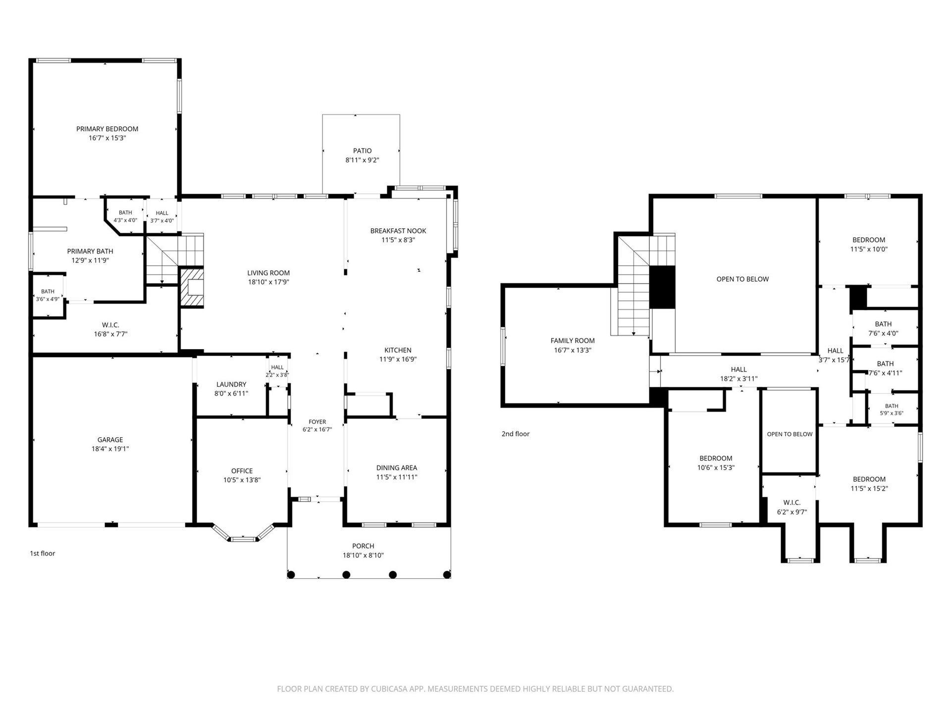 127 N Hawthorne Hollow Circle, The Woodlands, TX 77384 Upstairs and downstairs floor plan.