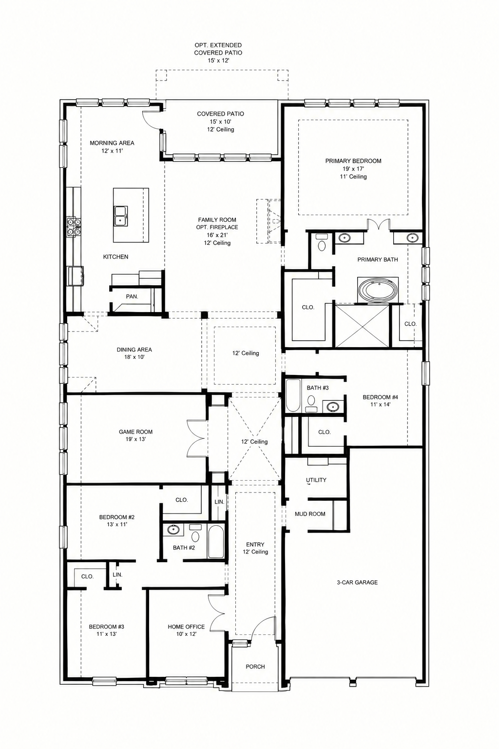 2215 Carrol Creek Drive, Richmond, TX 77469 Floor Plan
