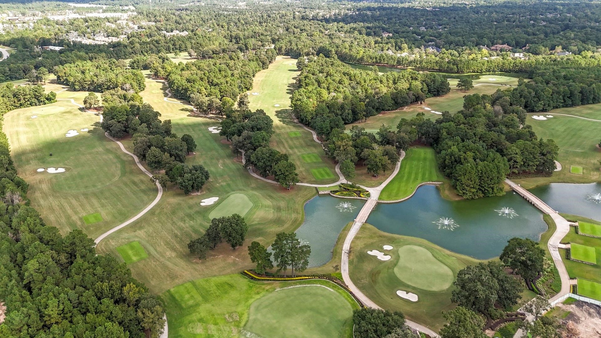 304 Mullins Court, Montgomery, TX 77316 Woodforest Golf Club is private and focuses on providing members with the best 27-hole golf course in the greater Houston area. In addition to the course, our members enjoy access to 500,000 square feet of hitting and chipping areas, our state-of-the-art Training Center, and the acclaimed Woodforest Grille. All other amenities are included but a gold membership is separate and only a golf cart ride away from home!