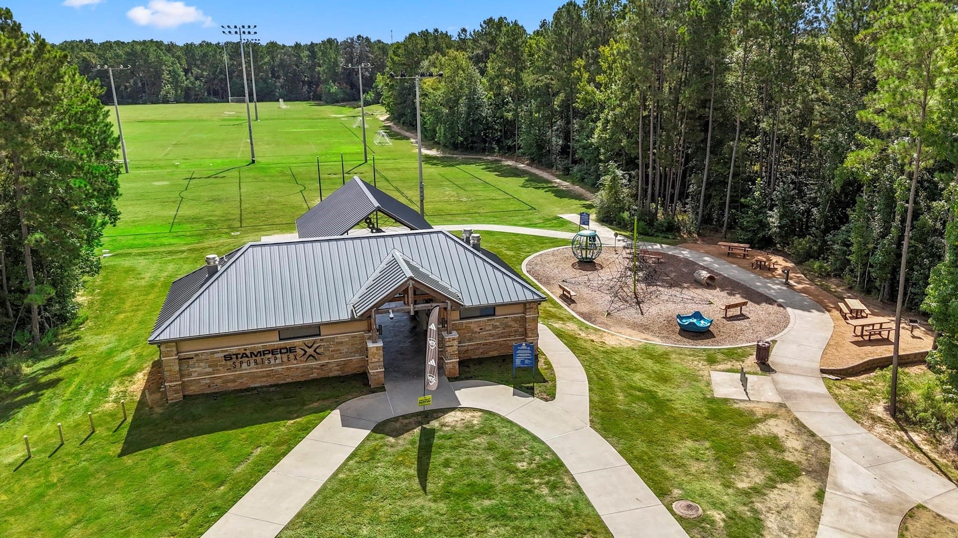 304 Mullins Court, Montgomery, TX 77316 Stampede Park hosts soccer and flag football leagues for the children!