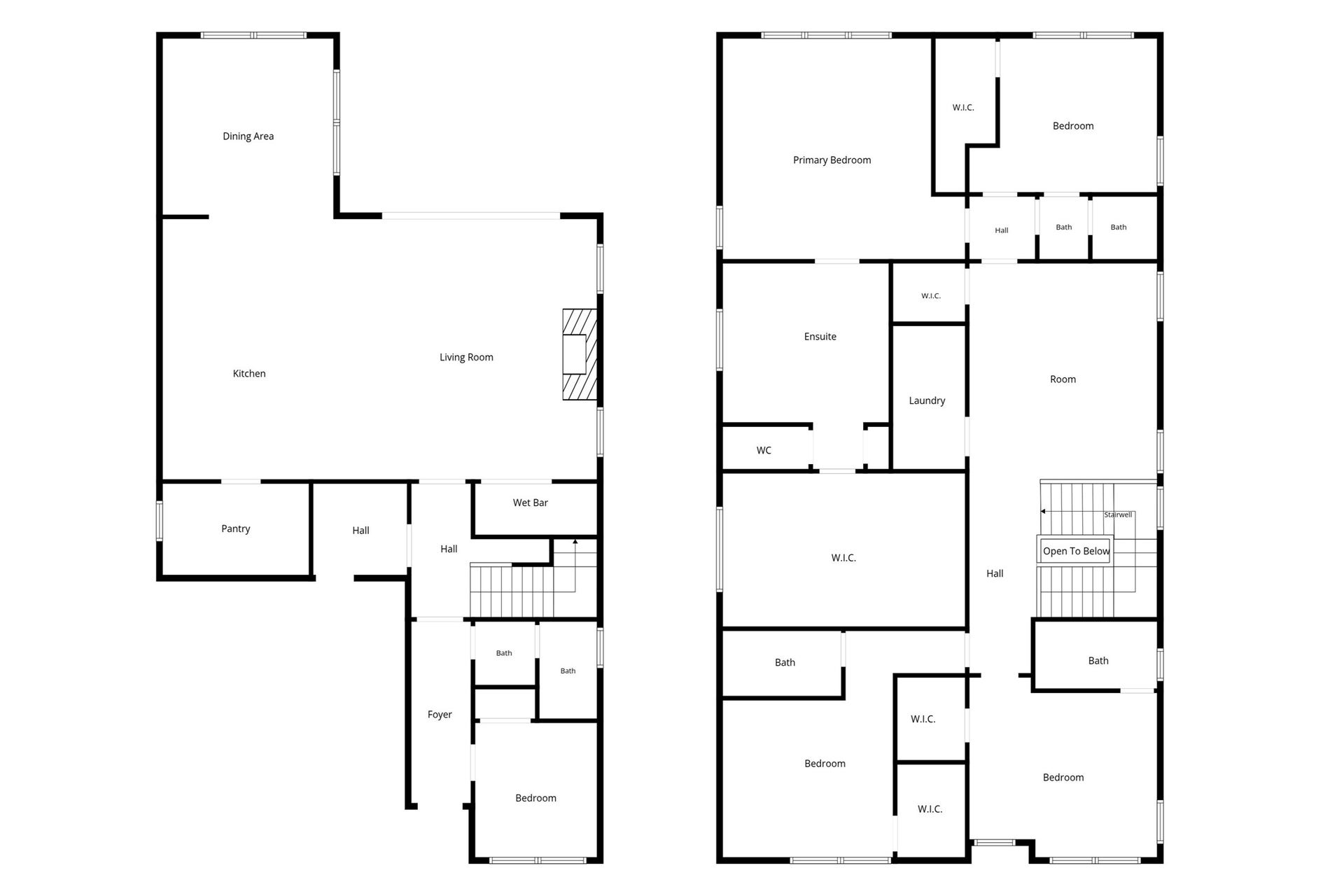 First and Second Floor Plans!