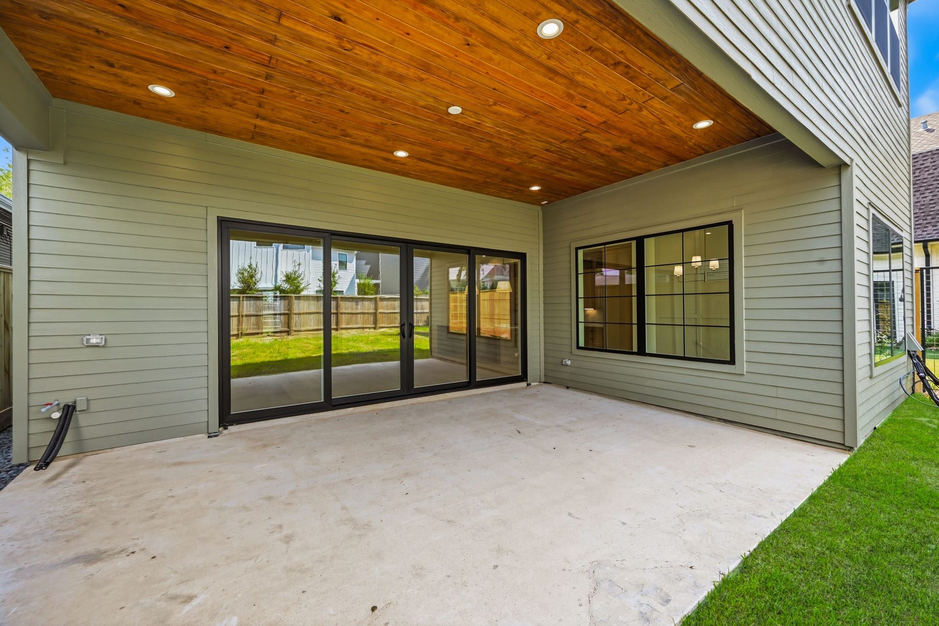 The incredible 22x14 back porch is getting tiled this week!